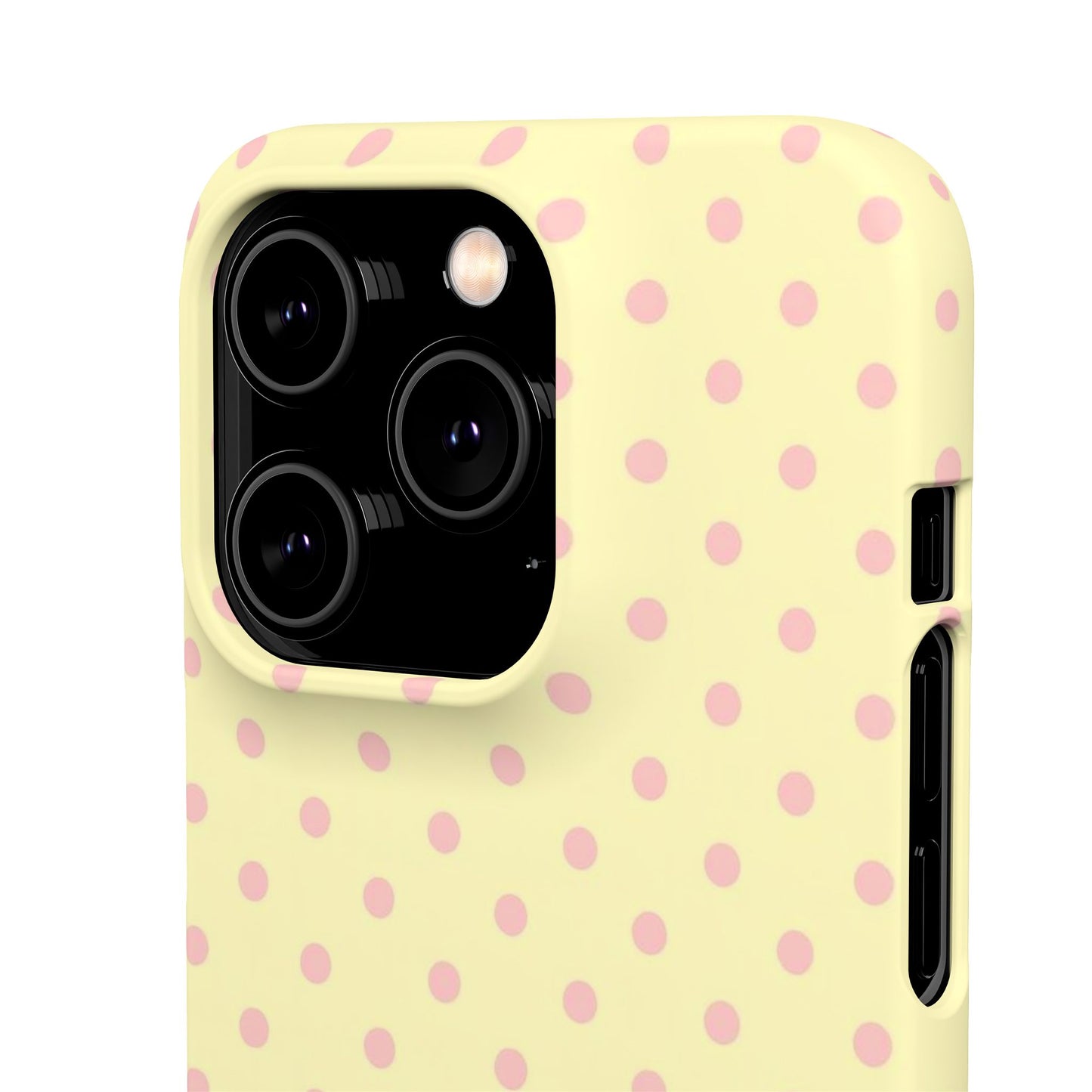 Yellow-Pink Polka Dot Phone Case
