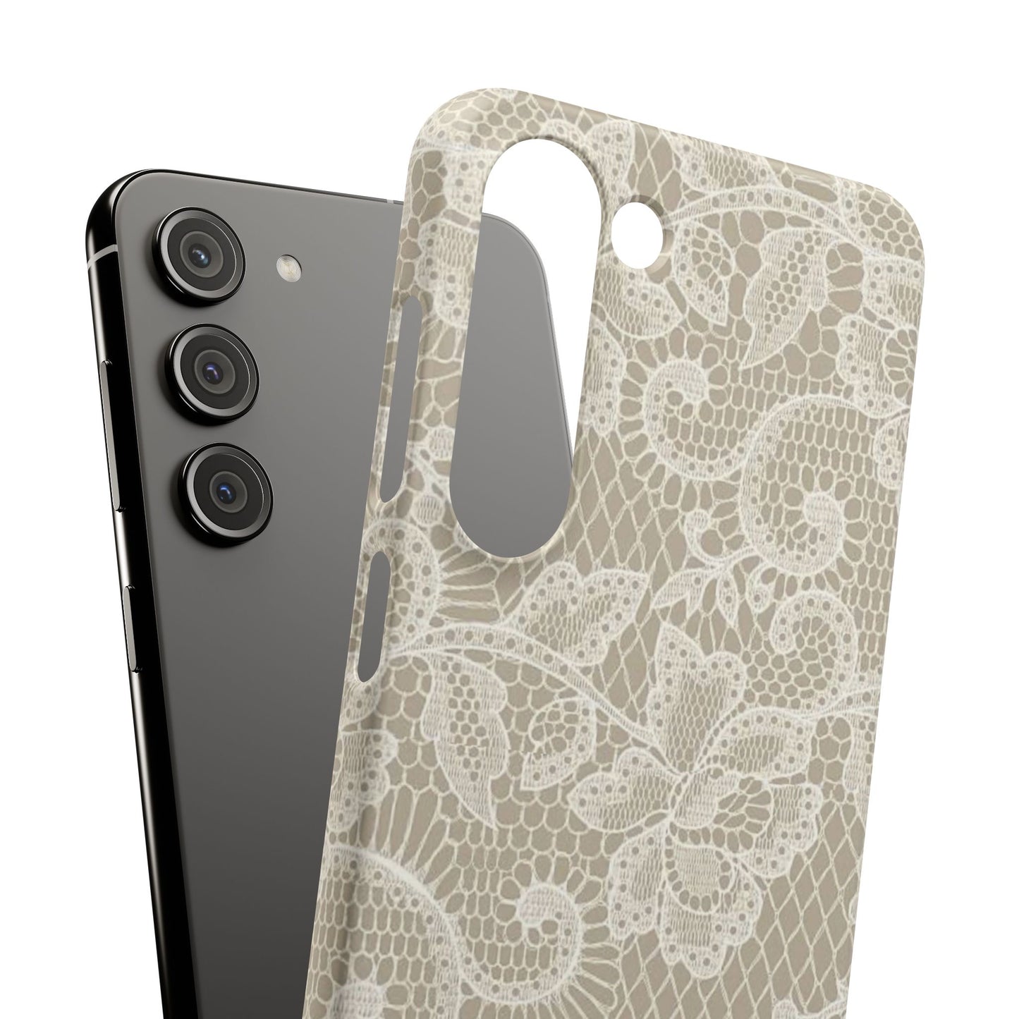 White Lace Phone Case