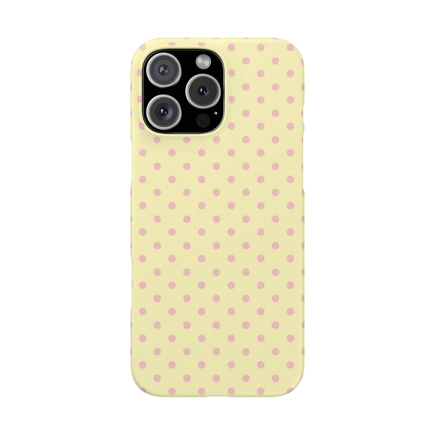 Yellow-Pink Polka Dot Phone Case