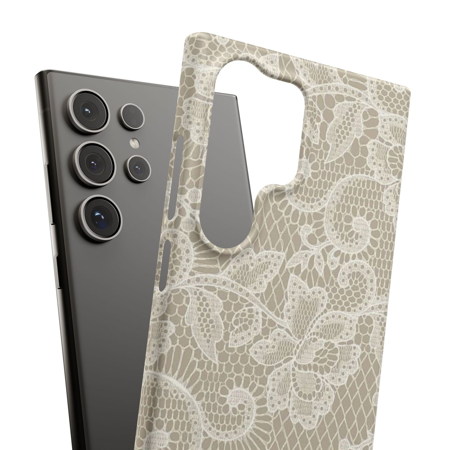 White Lace Phone Case