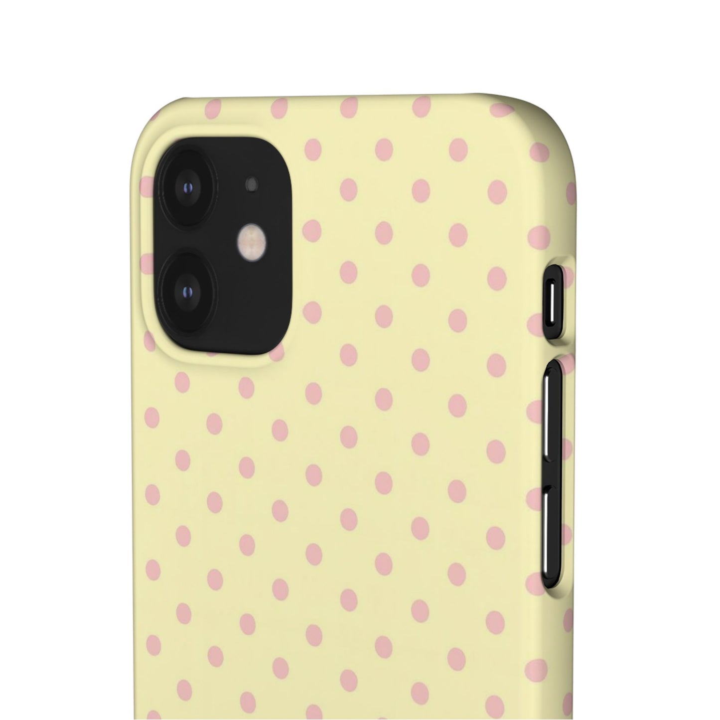 Yellow-Pink Polka Dot Phone Case