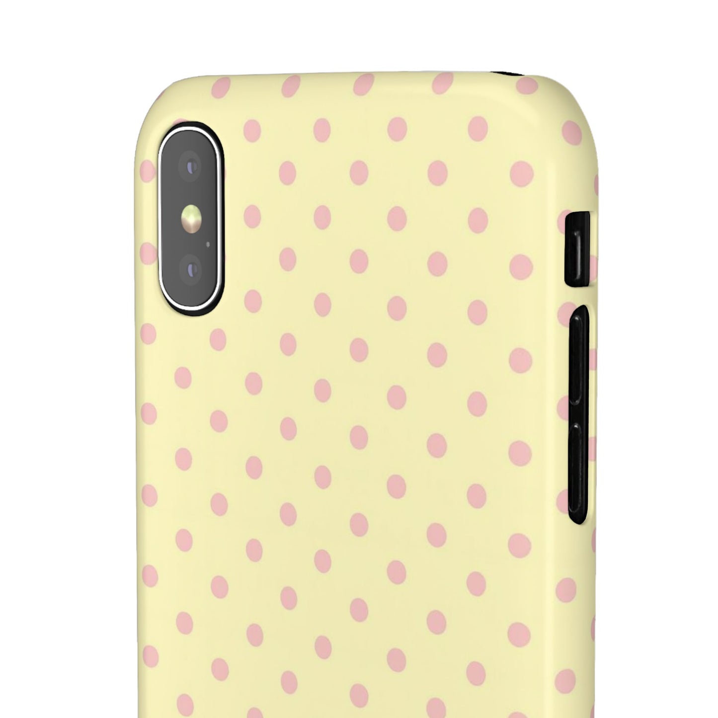 Yellow-Pink Polka Dot Phone Case