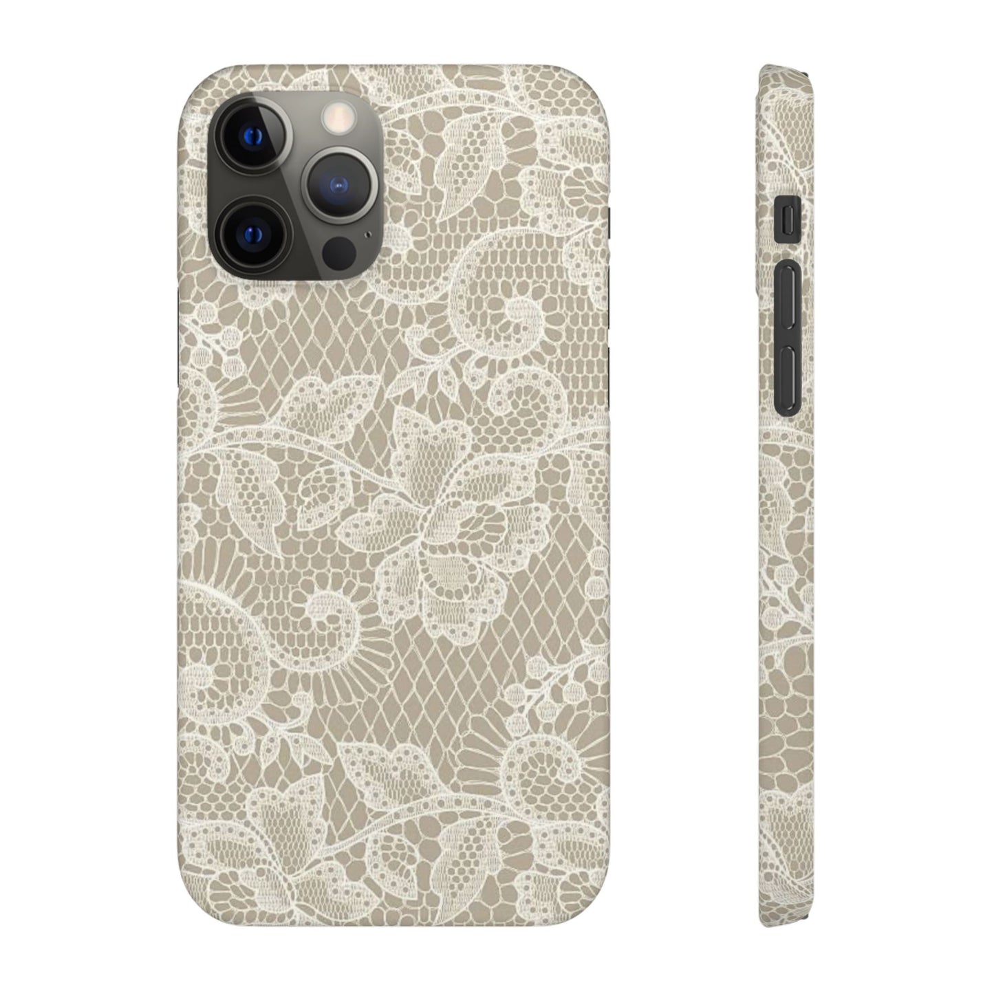 White Lace Phone Case