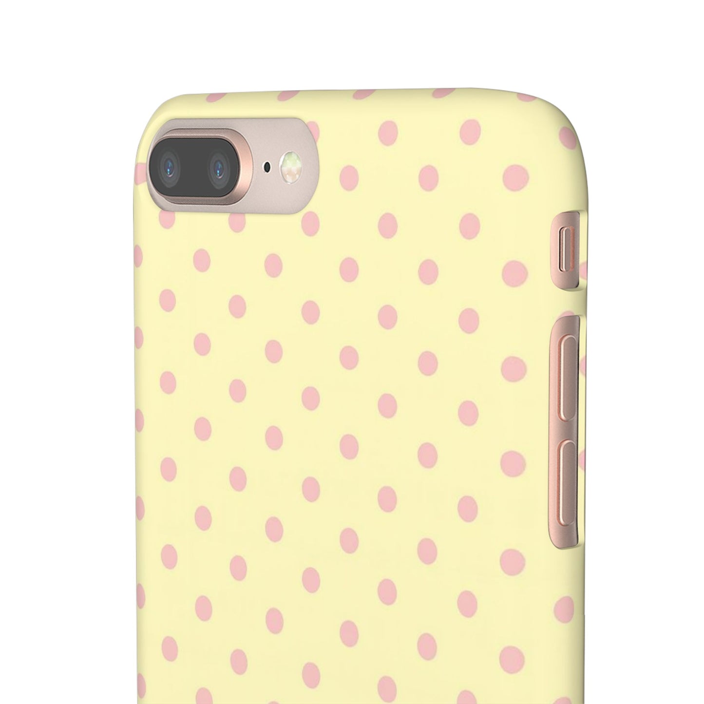 Yellow-Pink Polka Dot Phone Case