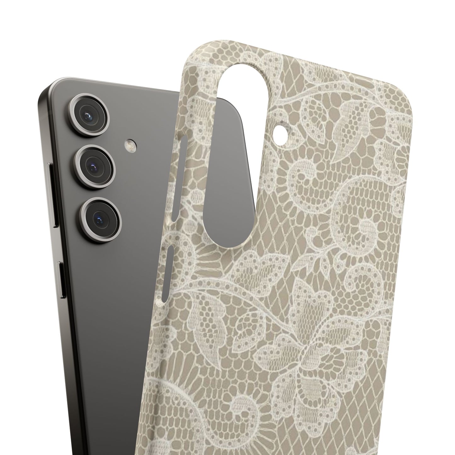 White Lace Phone Case