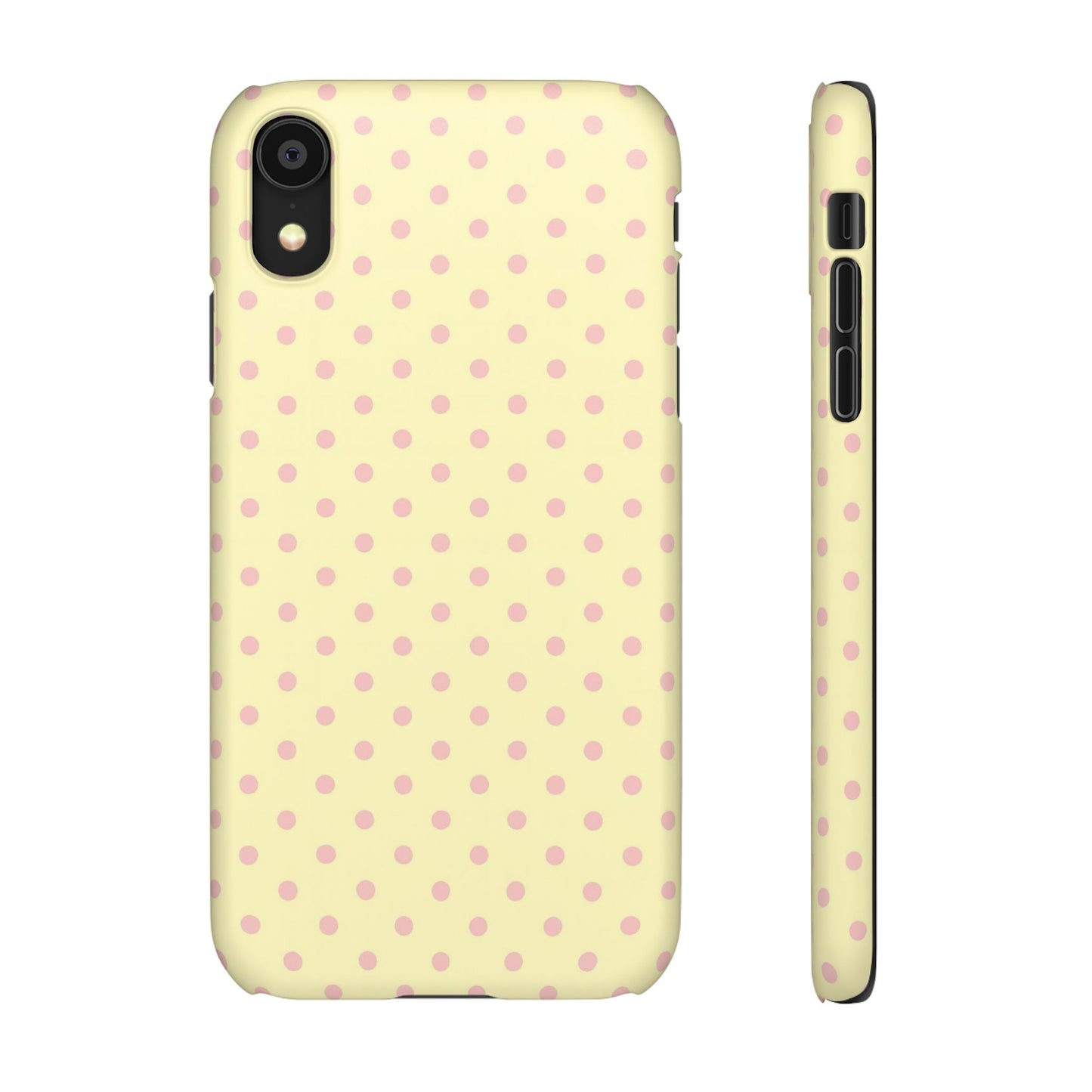 Yellow-Pink Polka Dot Phone Case