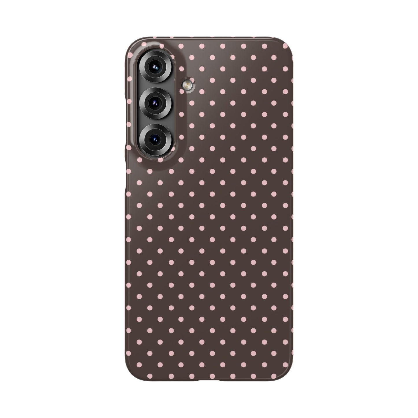 Pink-Brown Polka Dot Phone Case