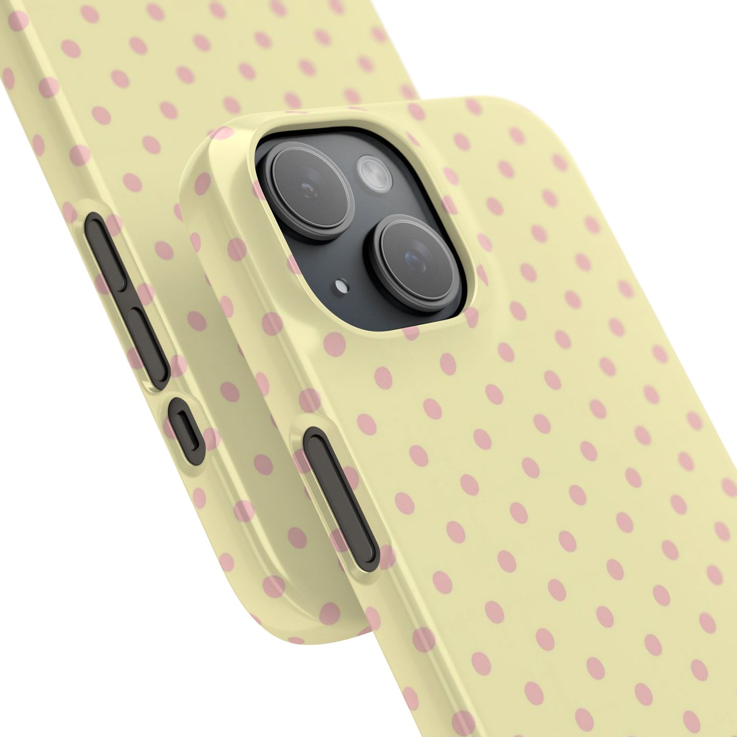 Yellow-Pink Polka Dot Phone Case