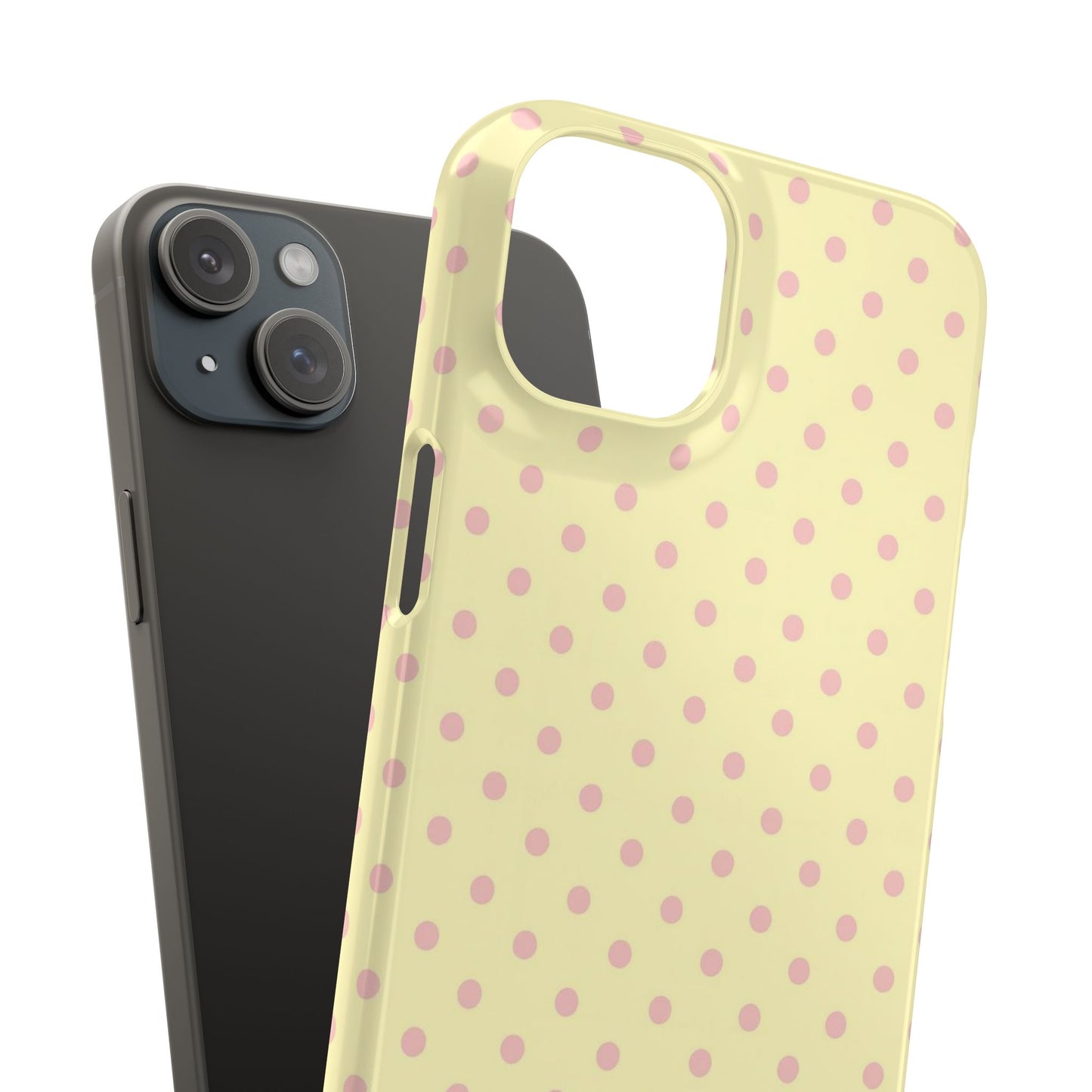 Yellow-Pink Polka Dot Phone Case
