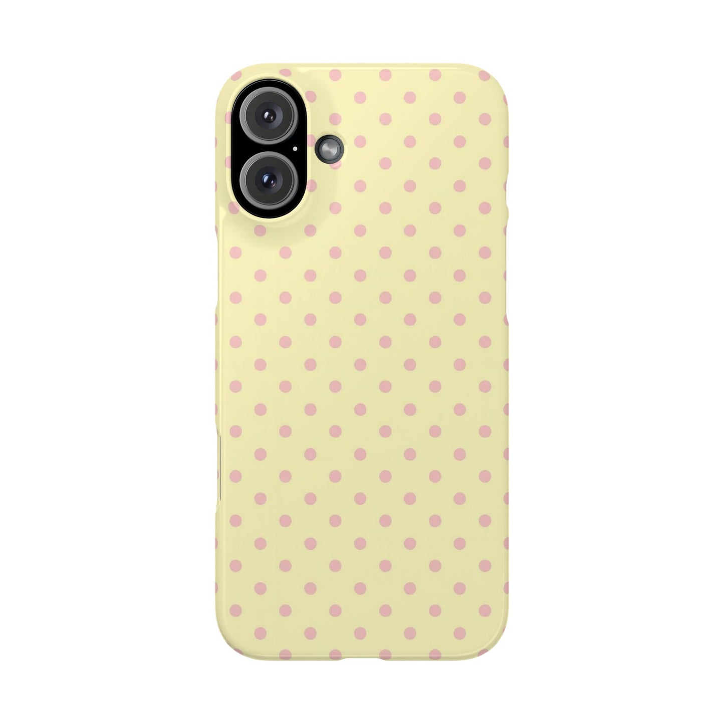 Yellow-Pink Polka Dot Phone Case