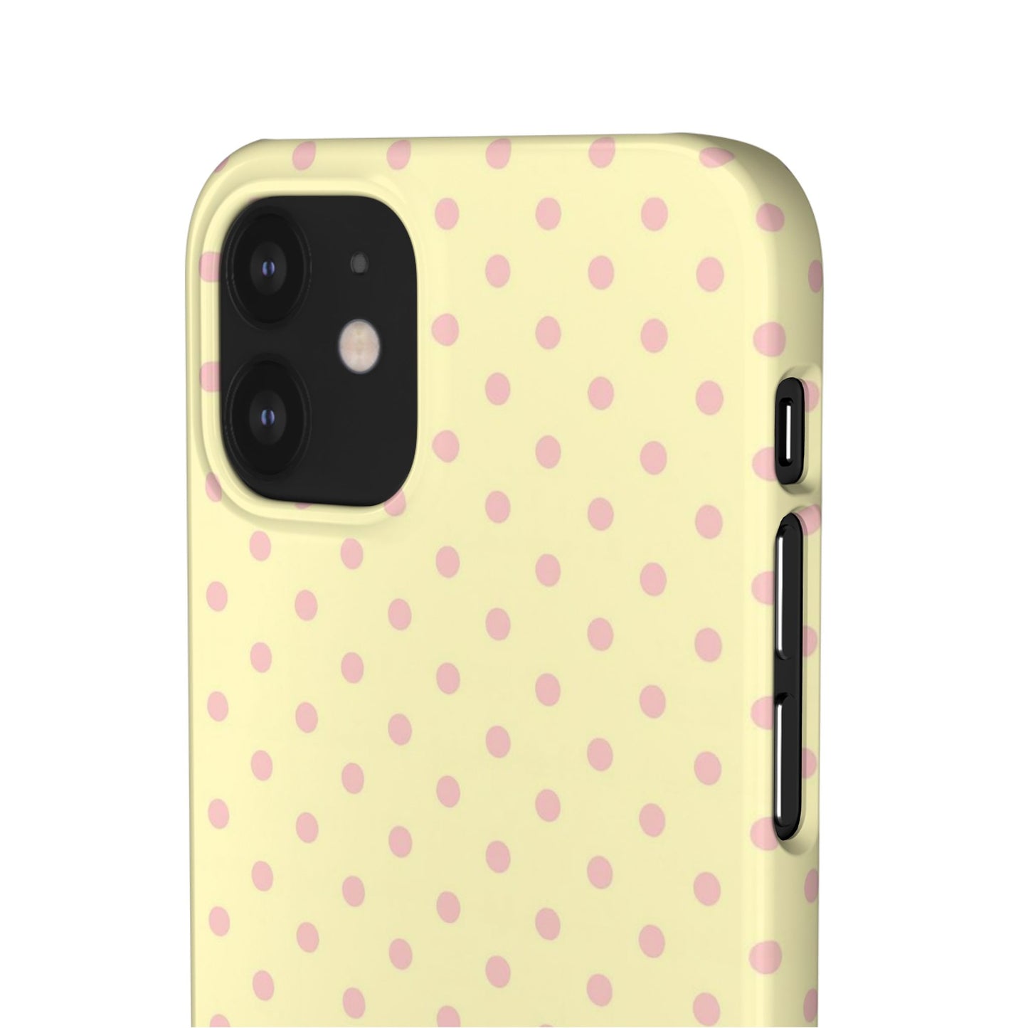 Yellow-Pink Polka Dot Phone Case