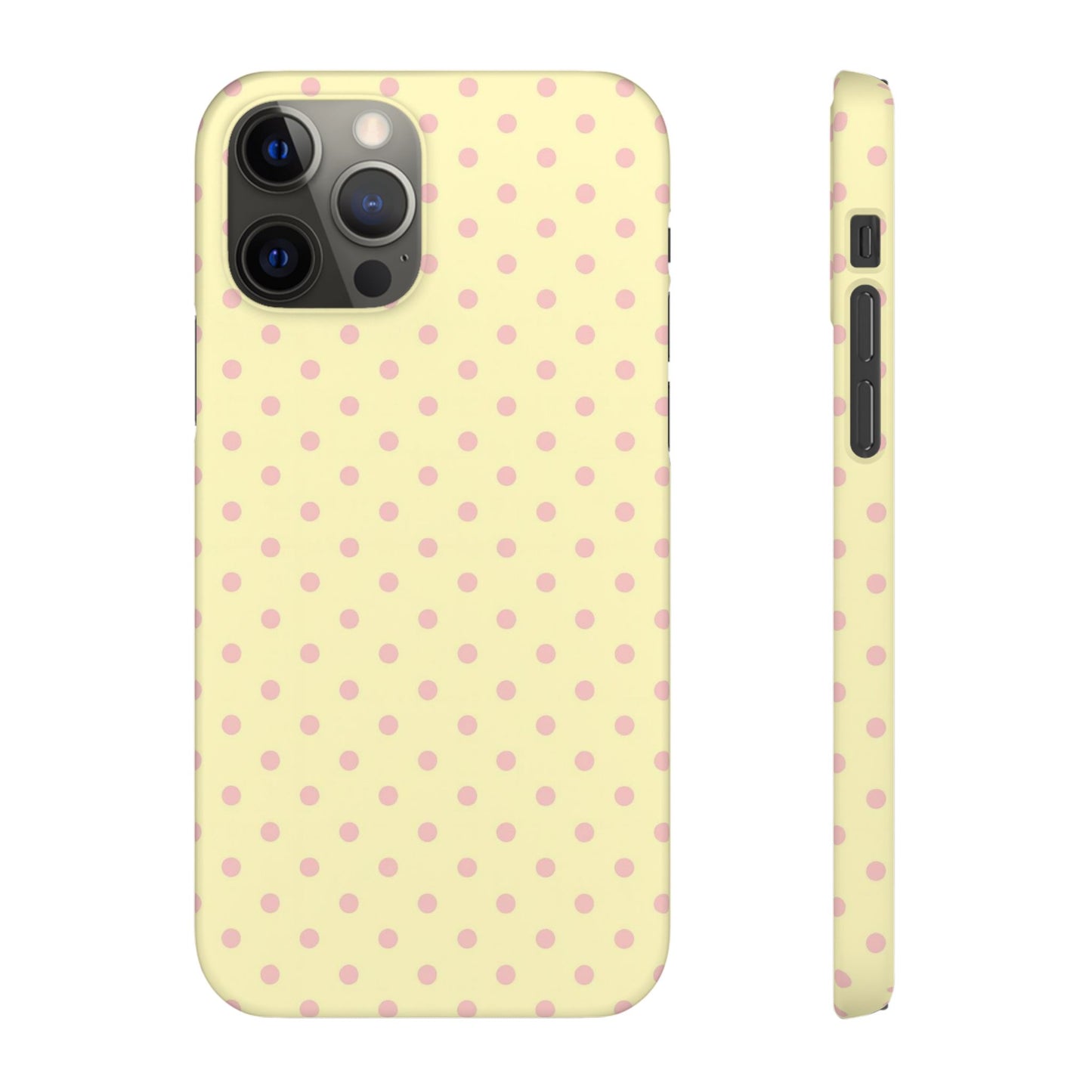 Yellow-Pink Polka Dot Phone Case
