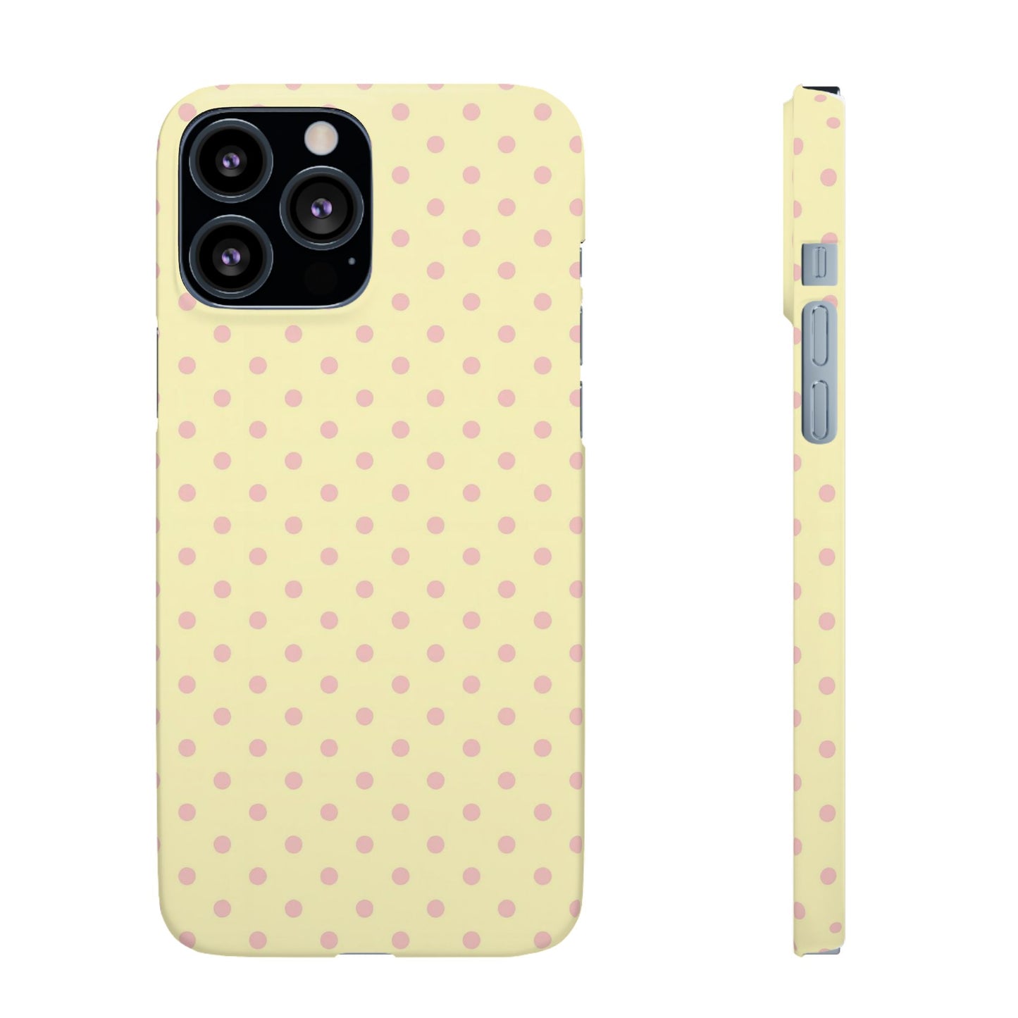 Yellow-Pink Polka Dot Phone Case