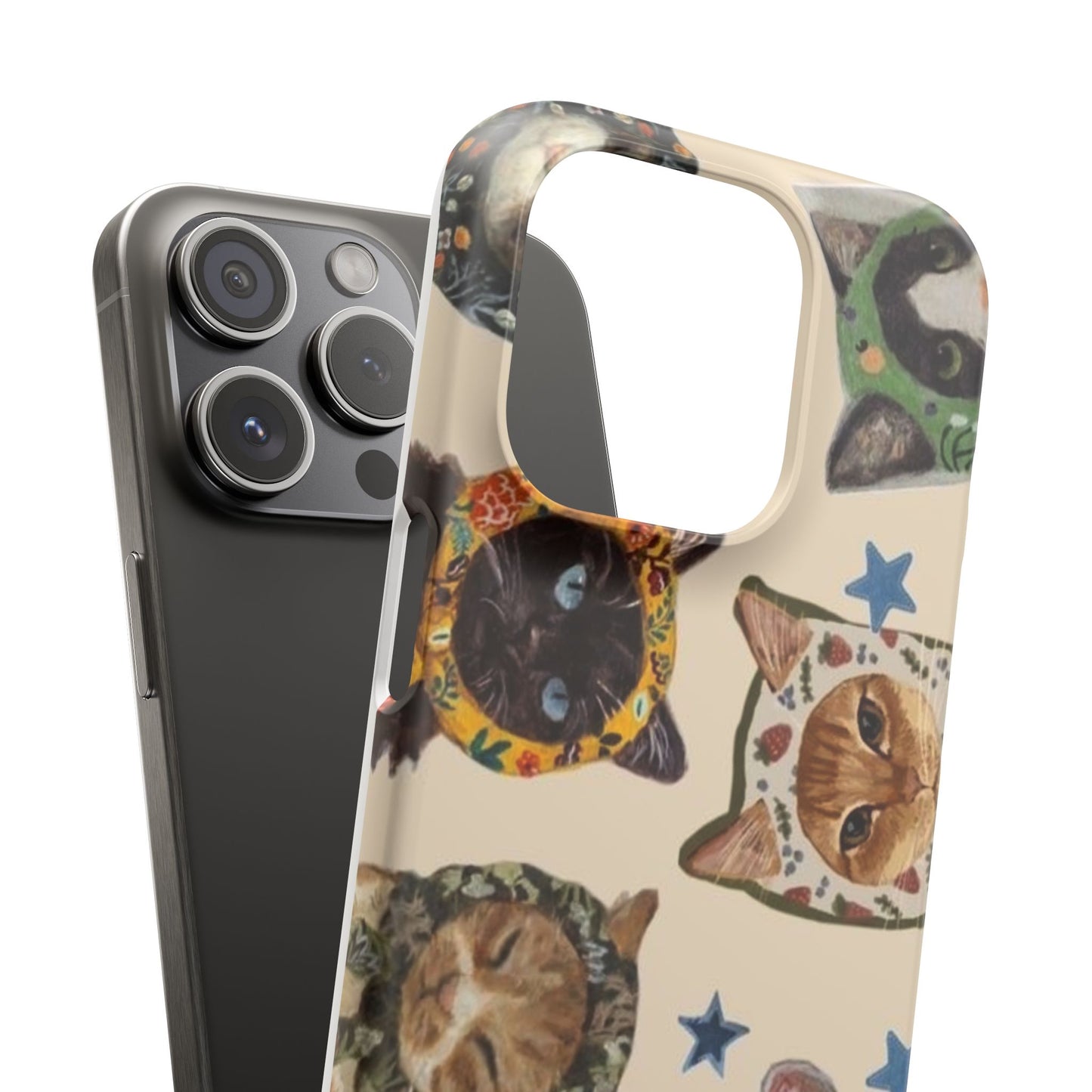 ‘Peeking Cats’ Phone Case