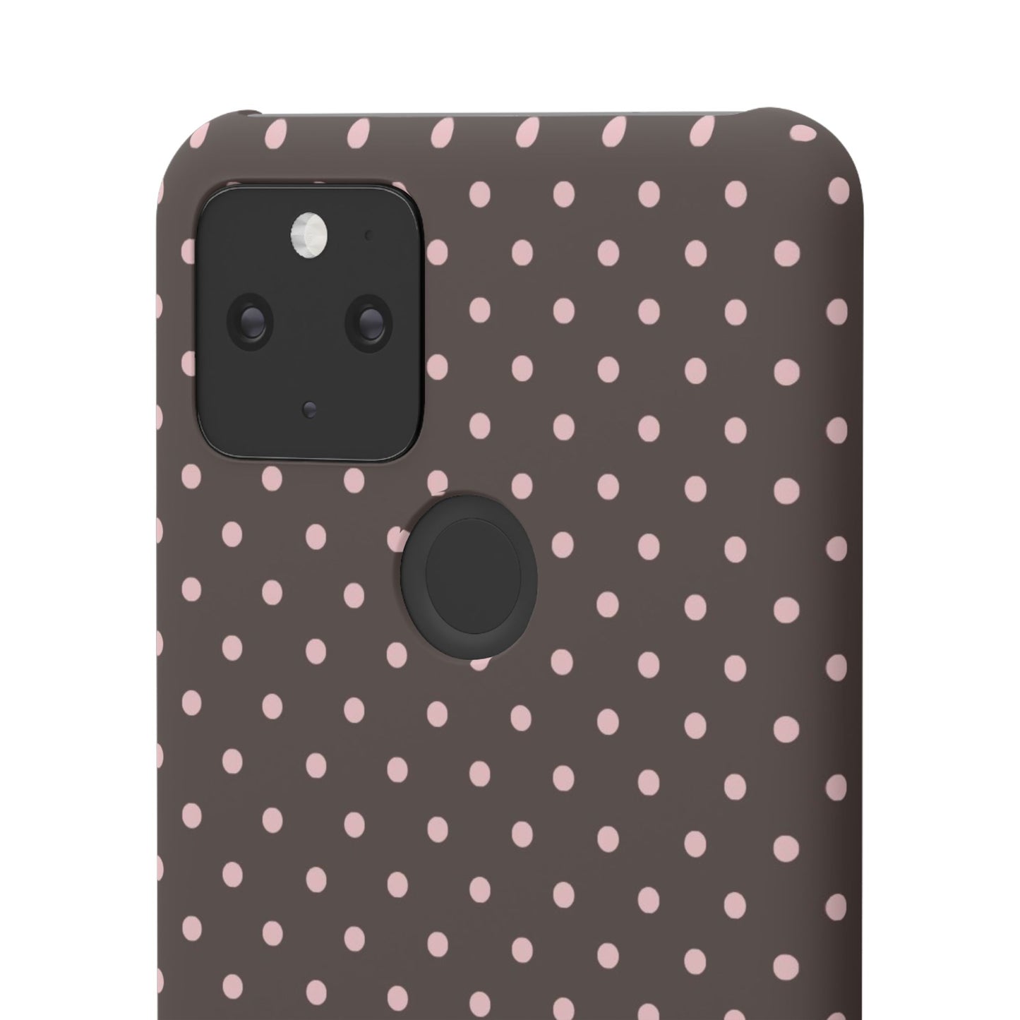 Pink-Brown Polka Dot Phone Case