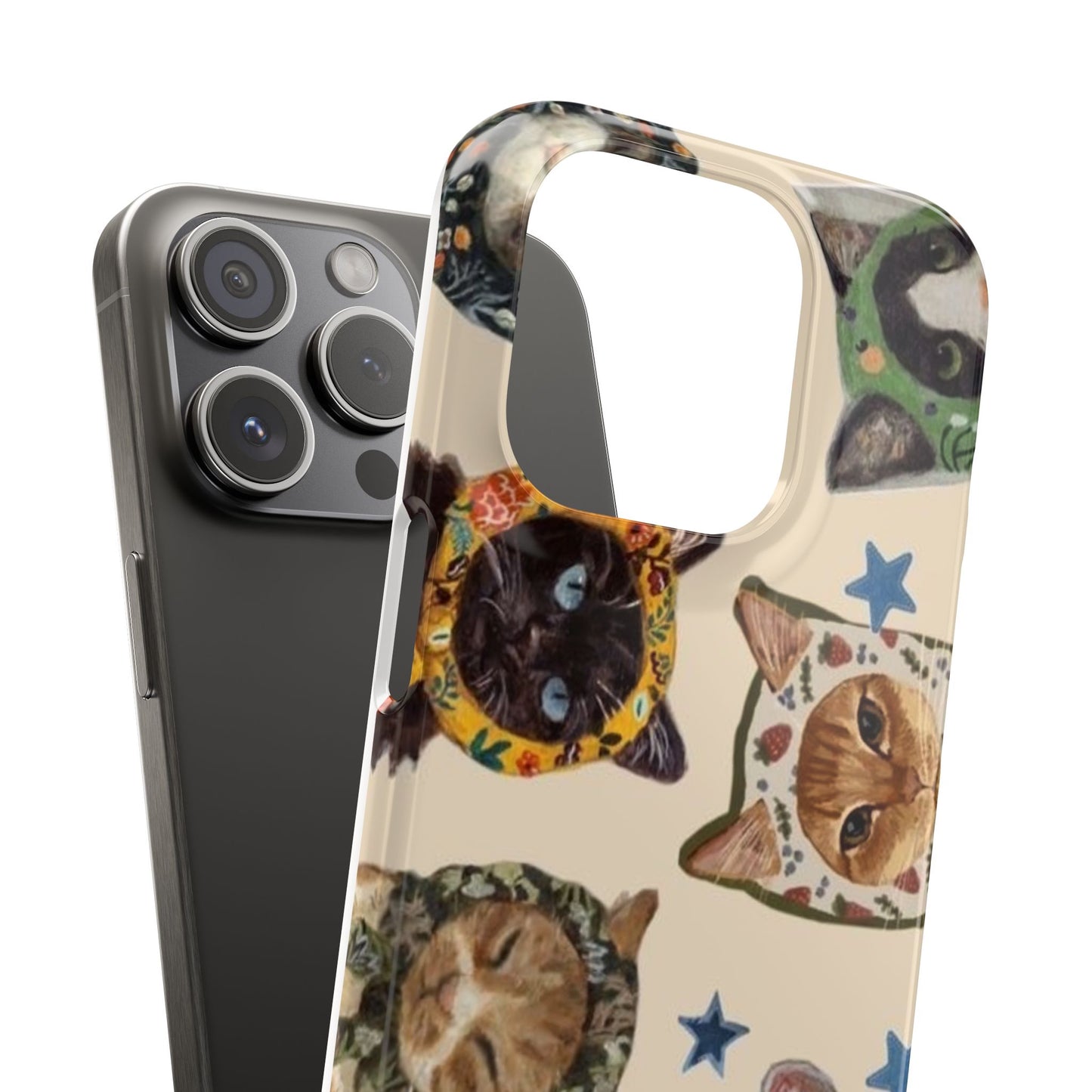 ‘Peeking Cats’ Phone Case