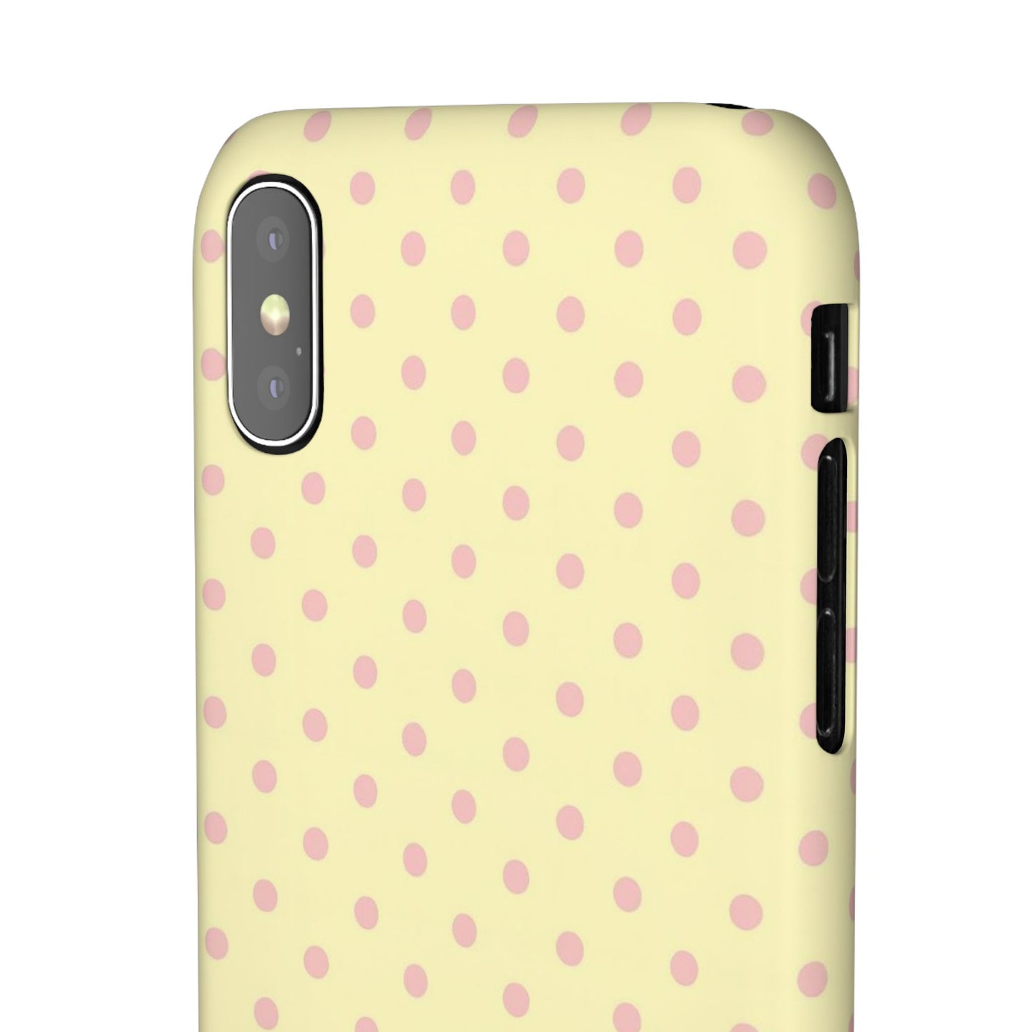 Yellow-Pink Polka Dot Phone Case