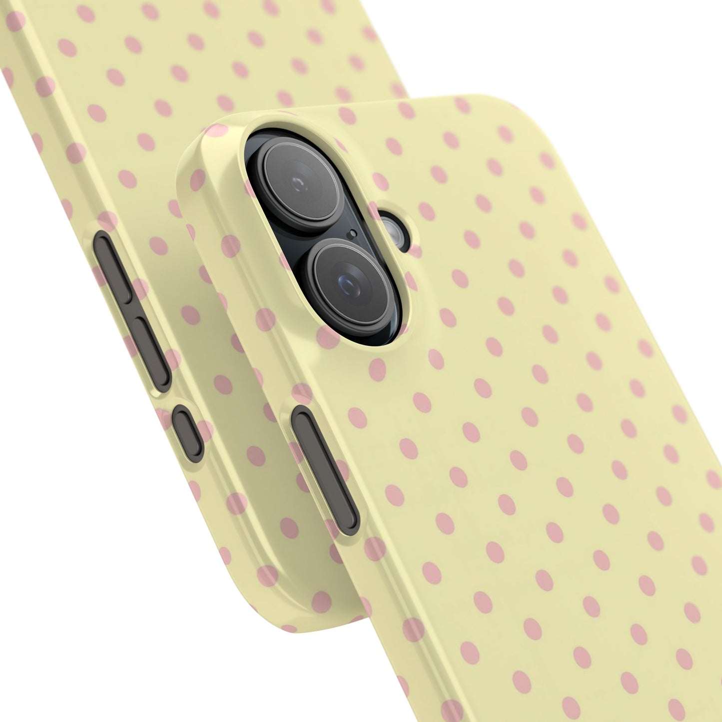 Yellow-Pink Polka Dot Phone Case