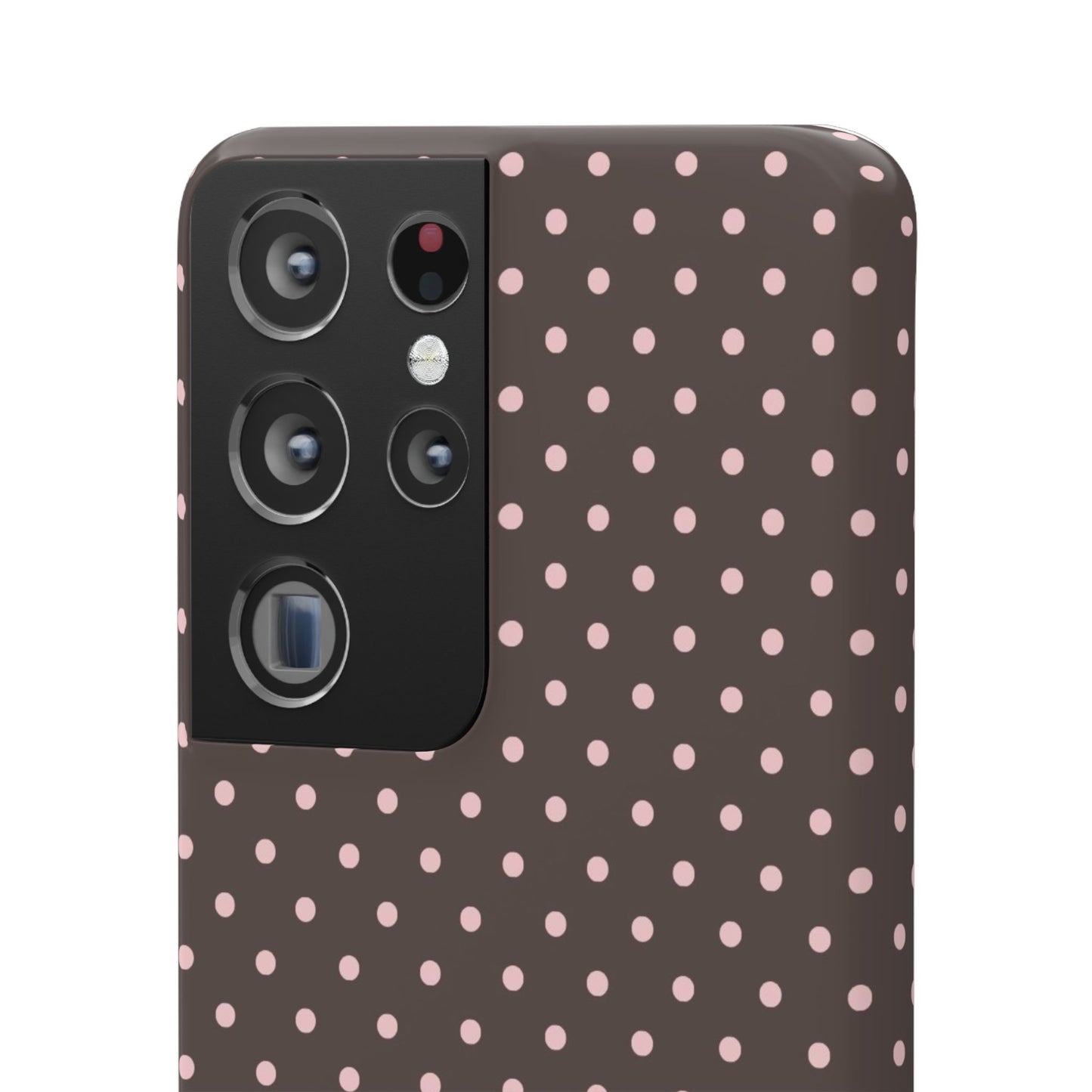 Pink-Brown Polka Dot Phone Case