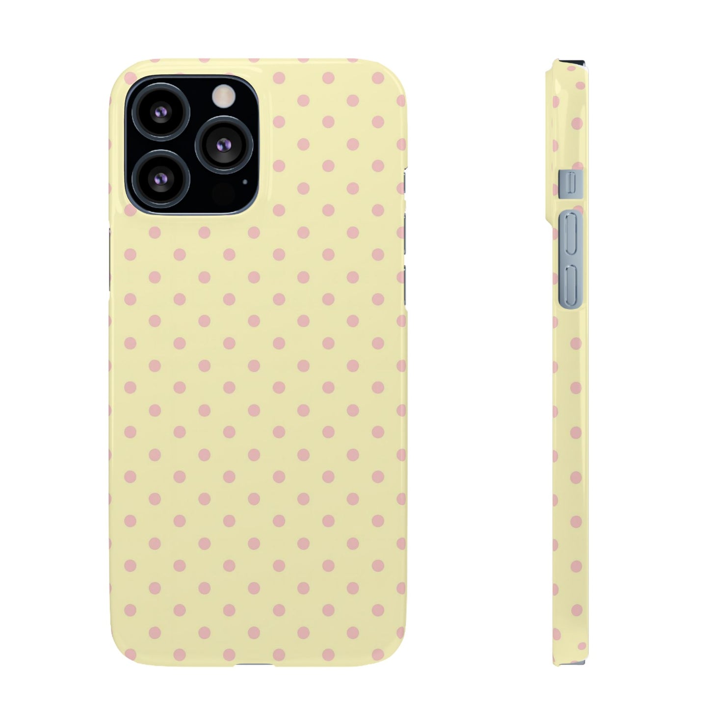Yellow-Pink Polka Dot Phone Case