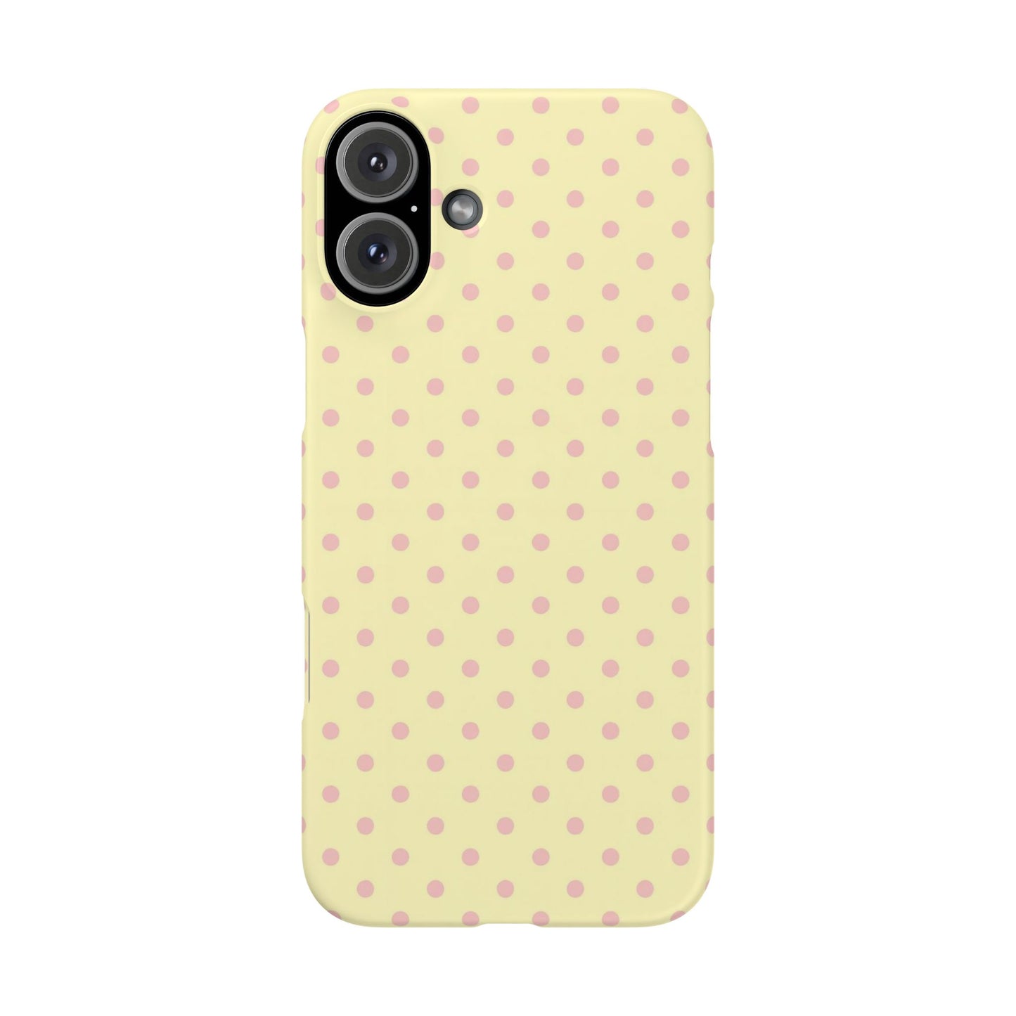 Yellow-Pink Polka Dot Phone Case