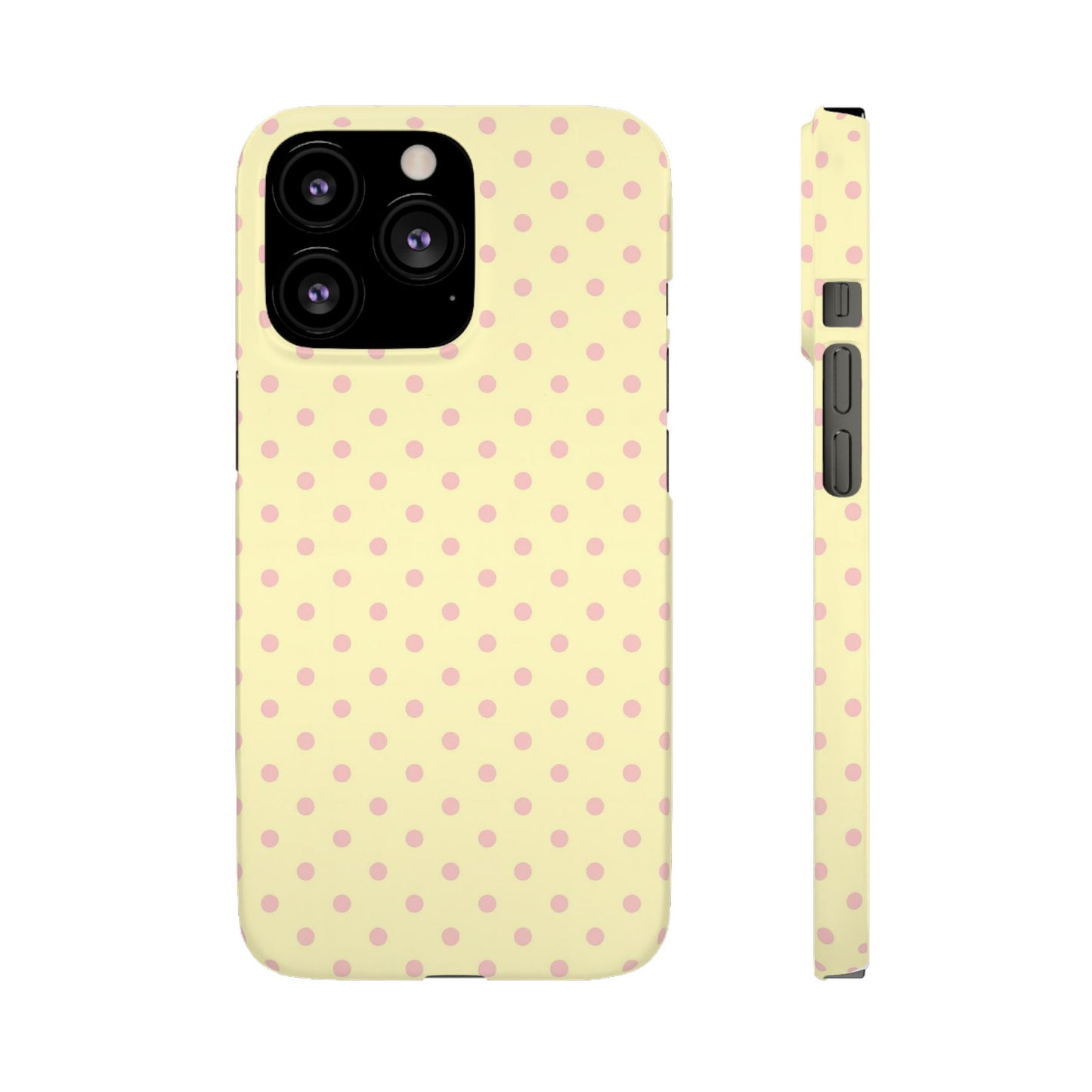 Yellow-Pink Polka Dot Phone Case