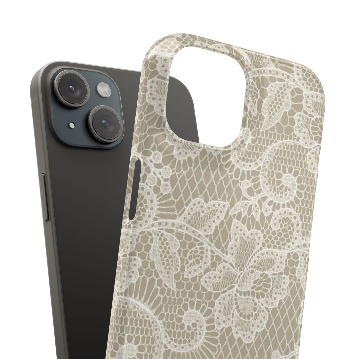 White Lace Phone Case