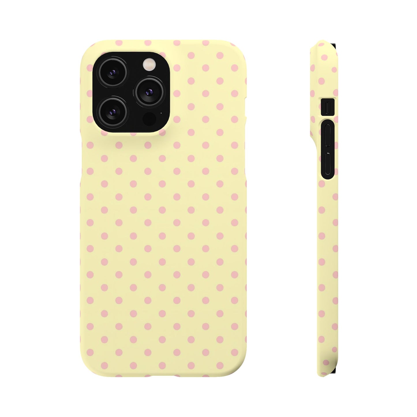 Yellow-Pink Polka Dot Phone Case