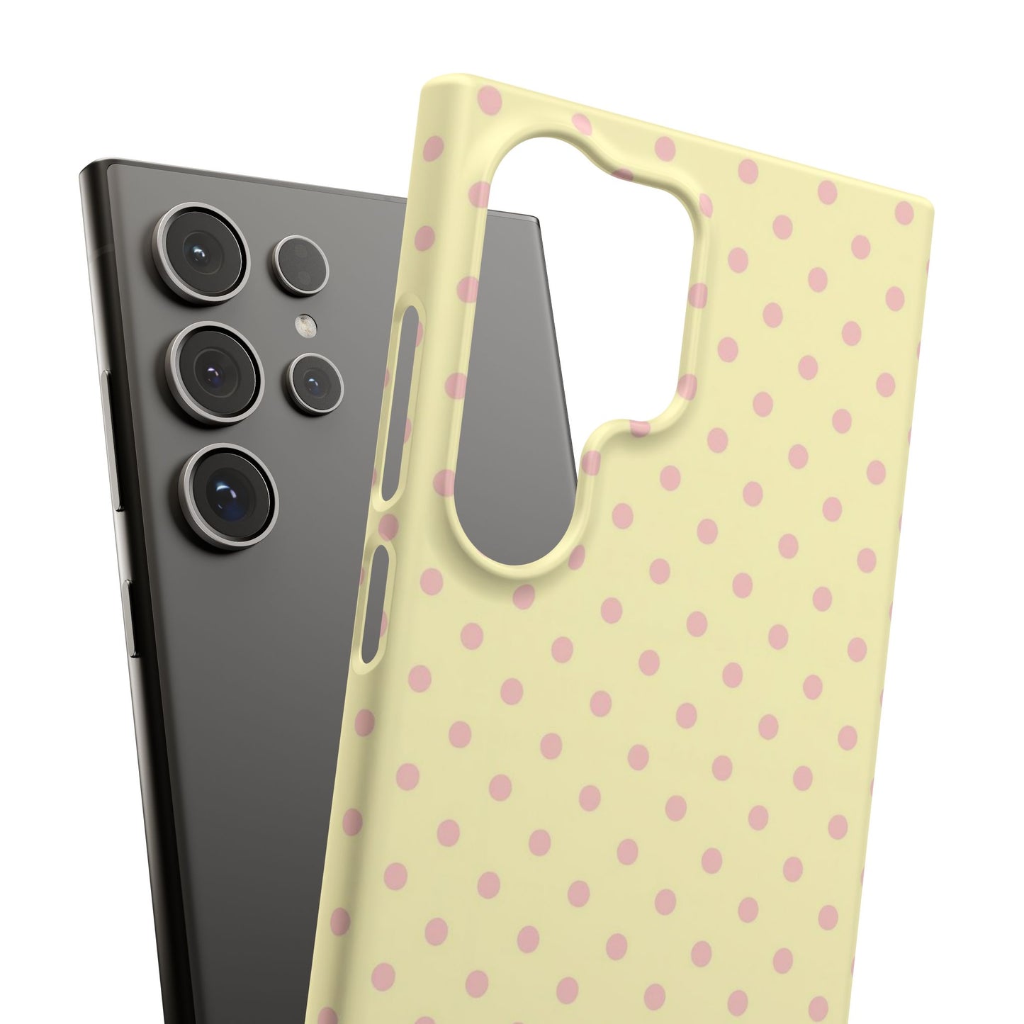 Yellow-Pink Polka Dot Phone Case