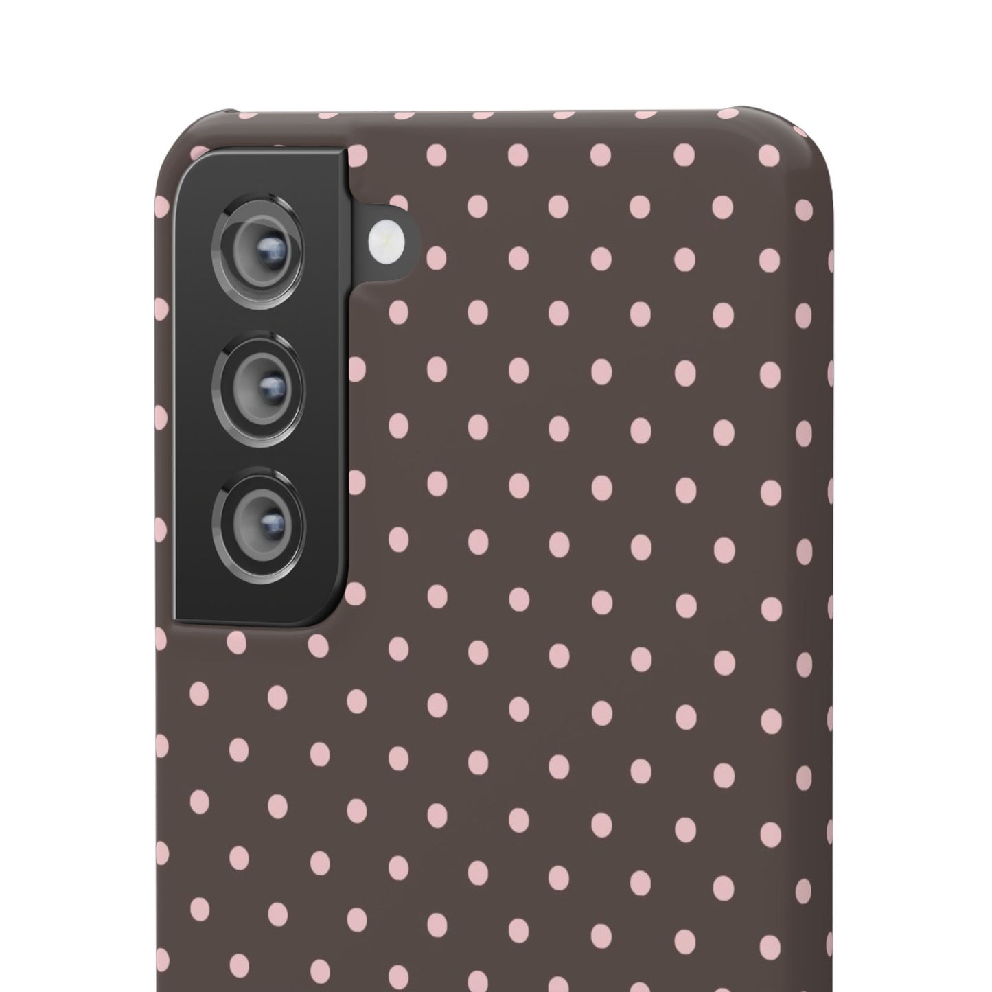 Pink-Brown Polka Dot Phone Case