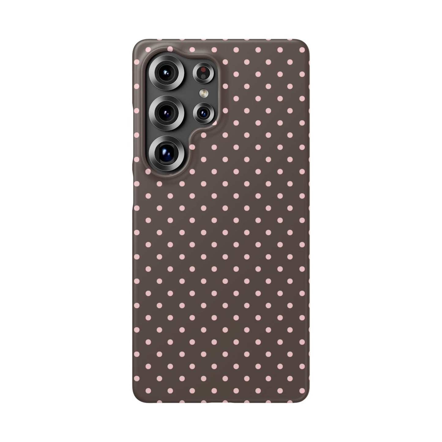 Pink-Brown Polka Dot Phone Case