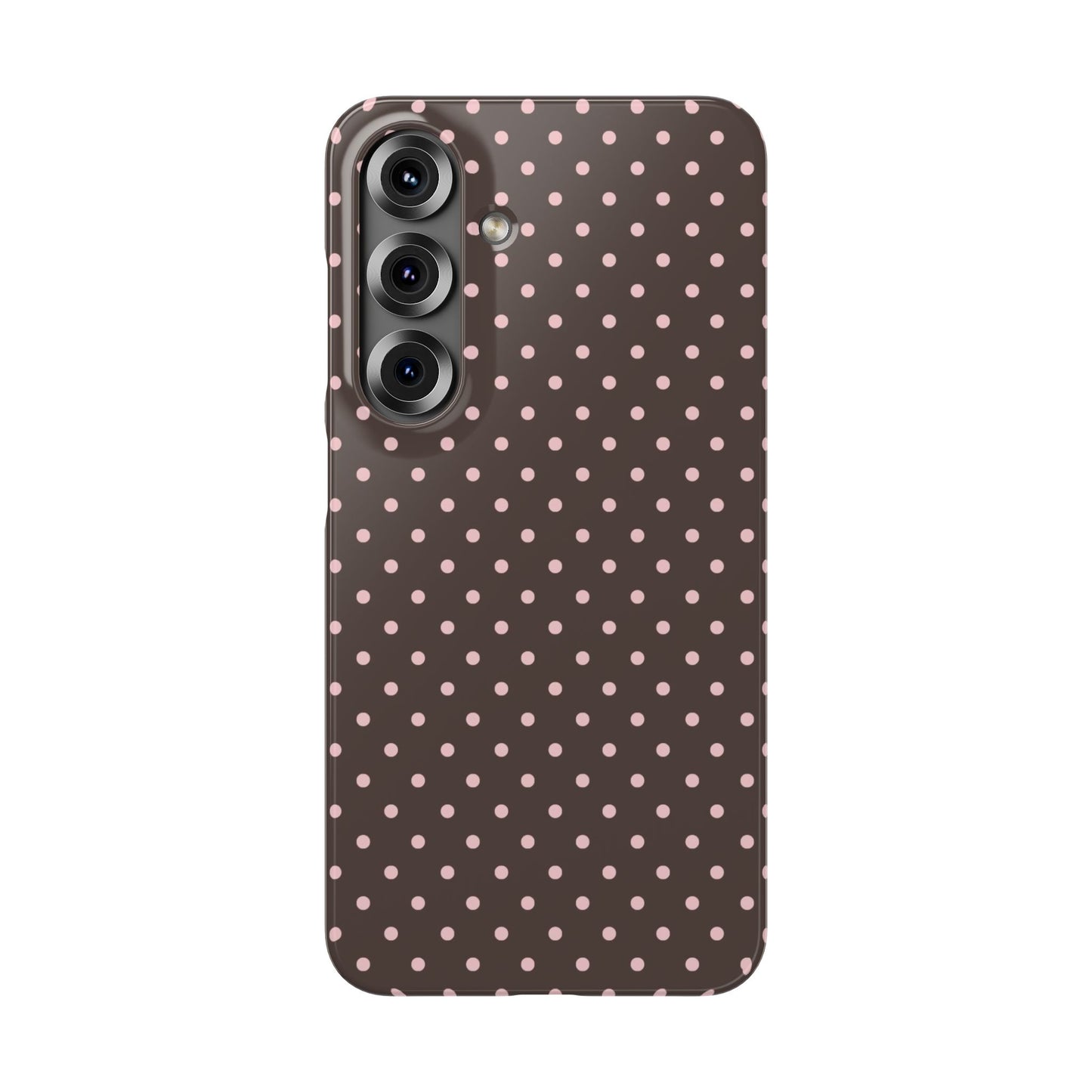 Pink-Brown Polka Dot Phone Case