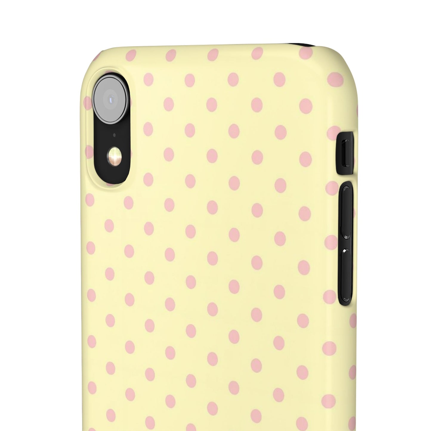 Yellow-Pink Polka Dot Phone Case