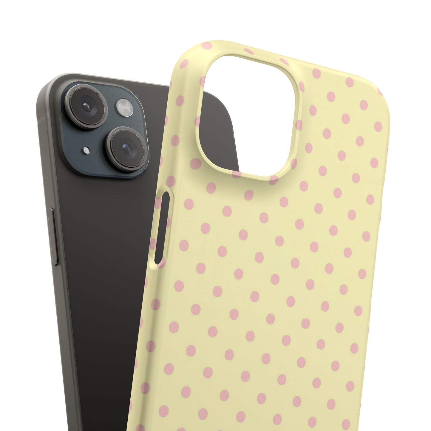 Yellow-Pink Polka Dot Phone Case