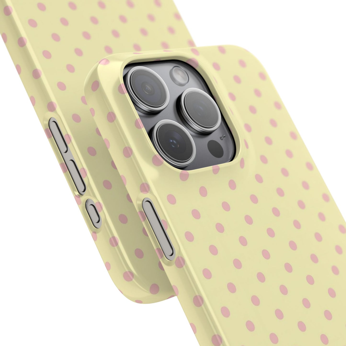 Yellow-Pink Polka Dot Phone Case