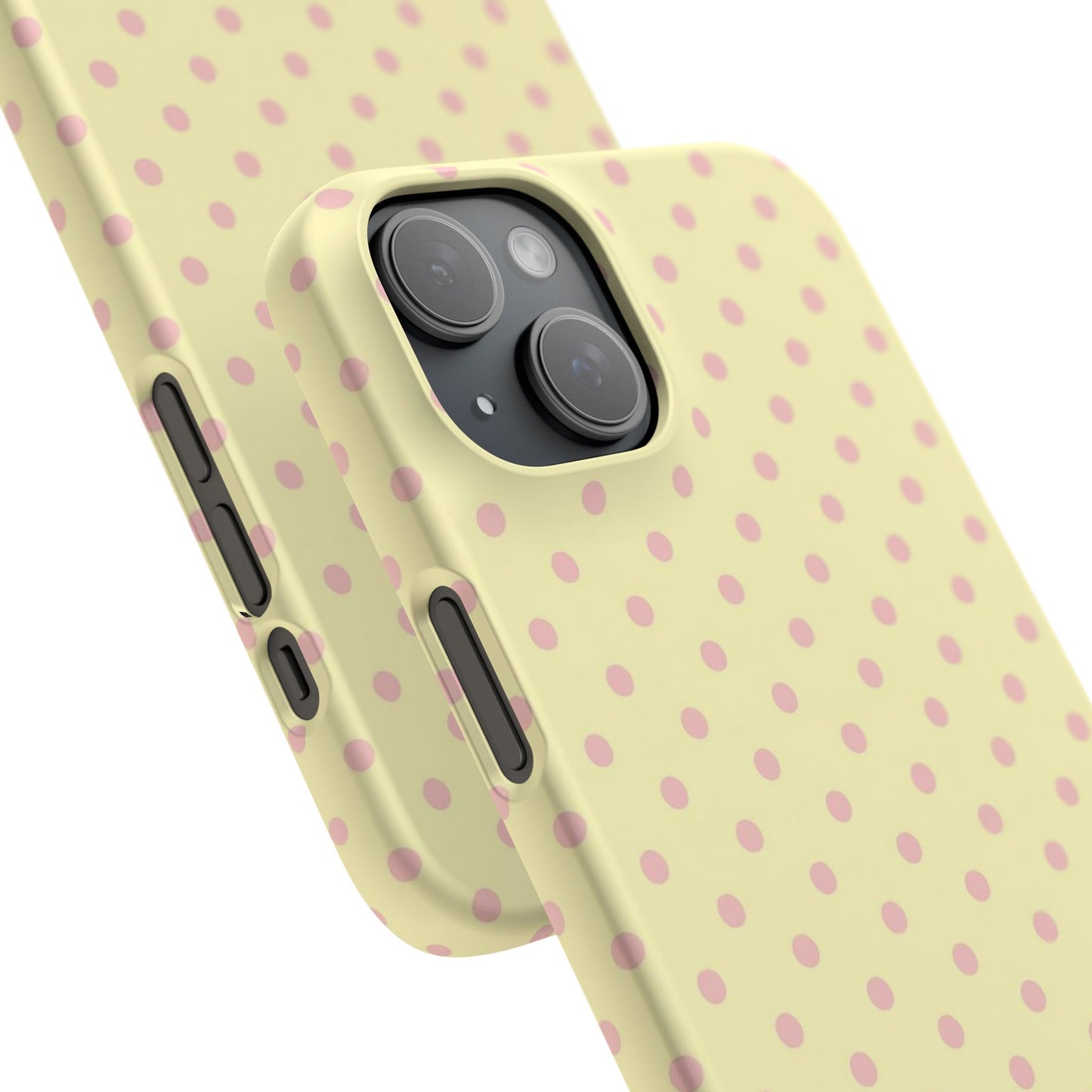 Yellow-Pink Polka Dot Phone Case