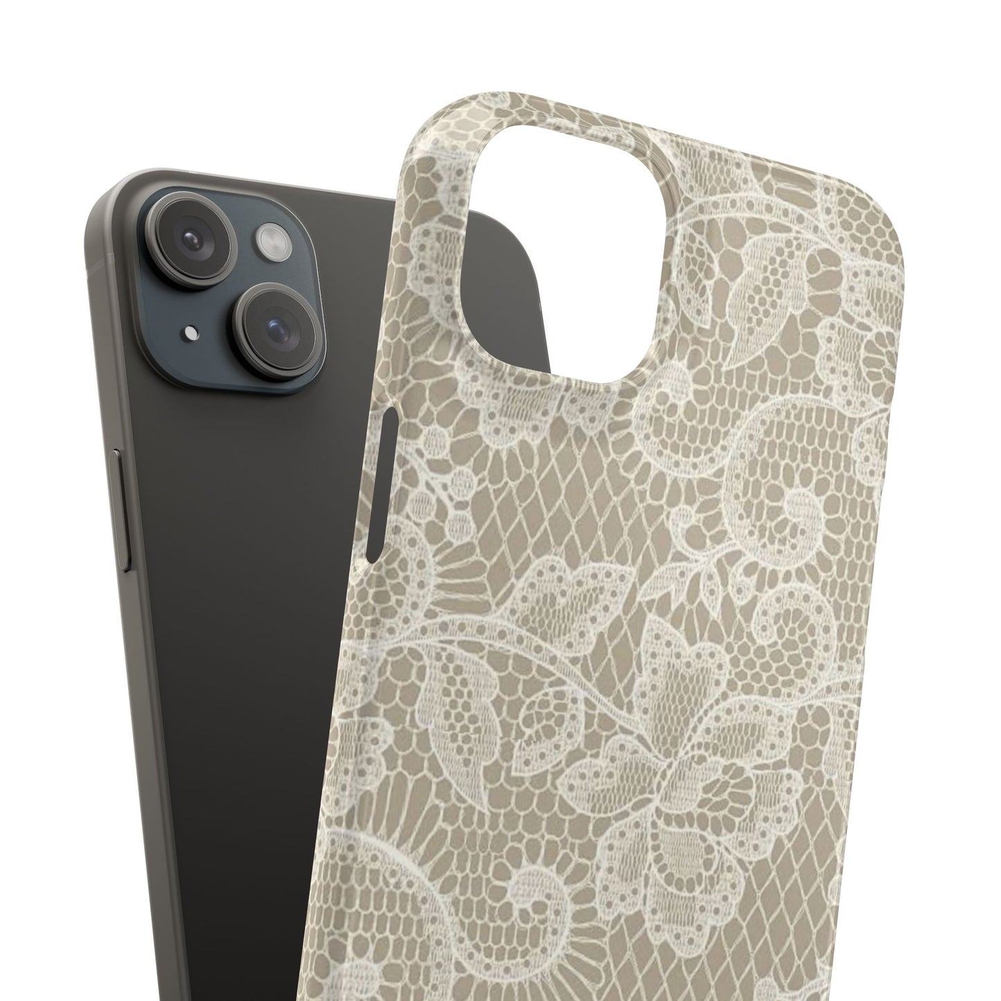 White Lace Phone Case