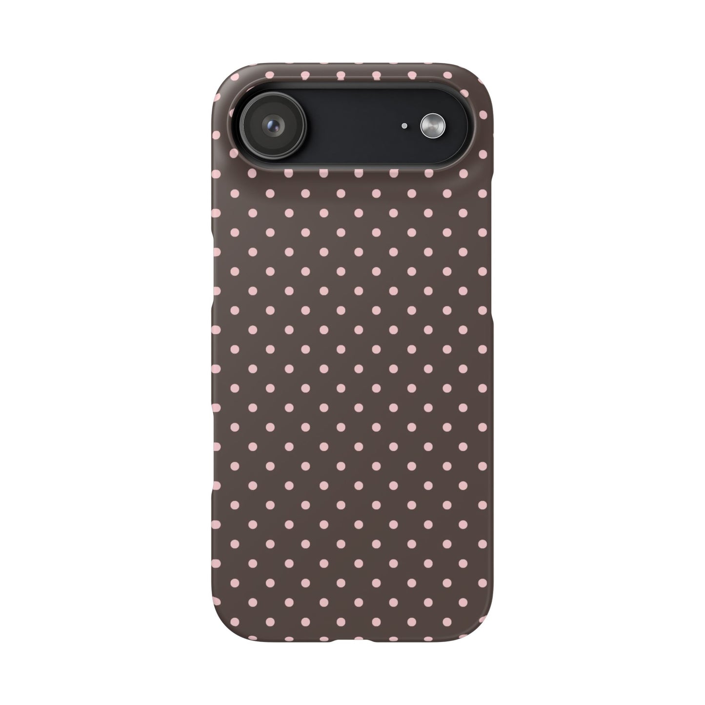 Pink-Brown Polka Dot Phone Case