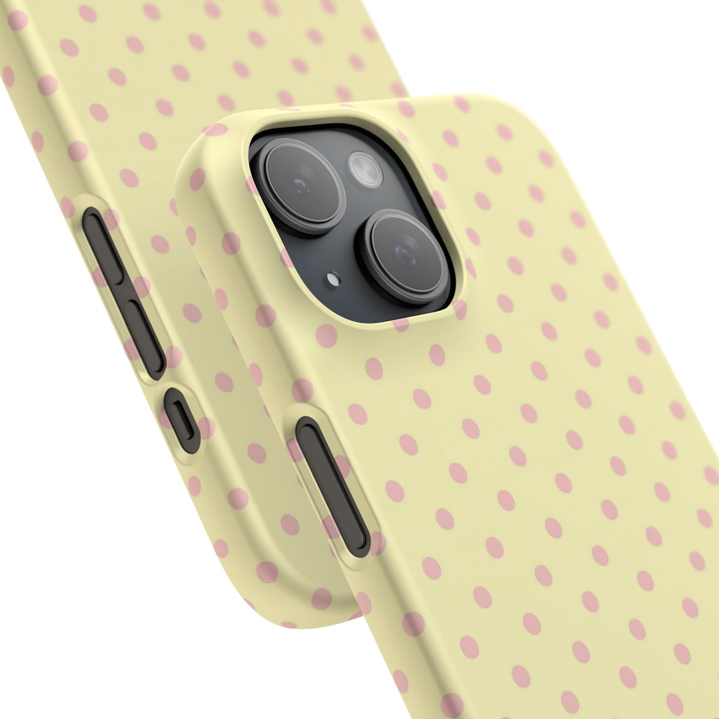 Yellow-Pink Polka Dot Phone Case