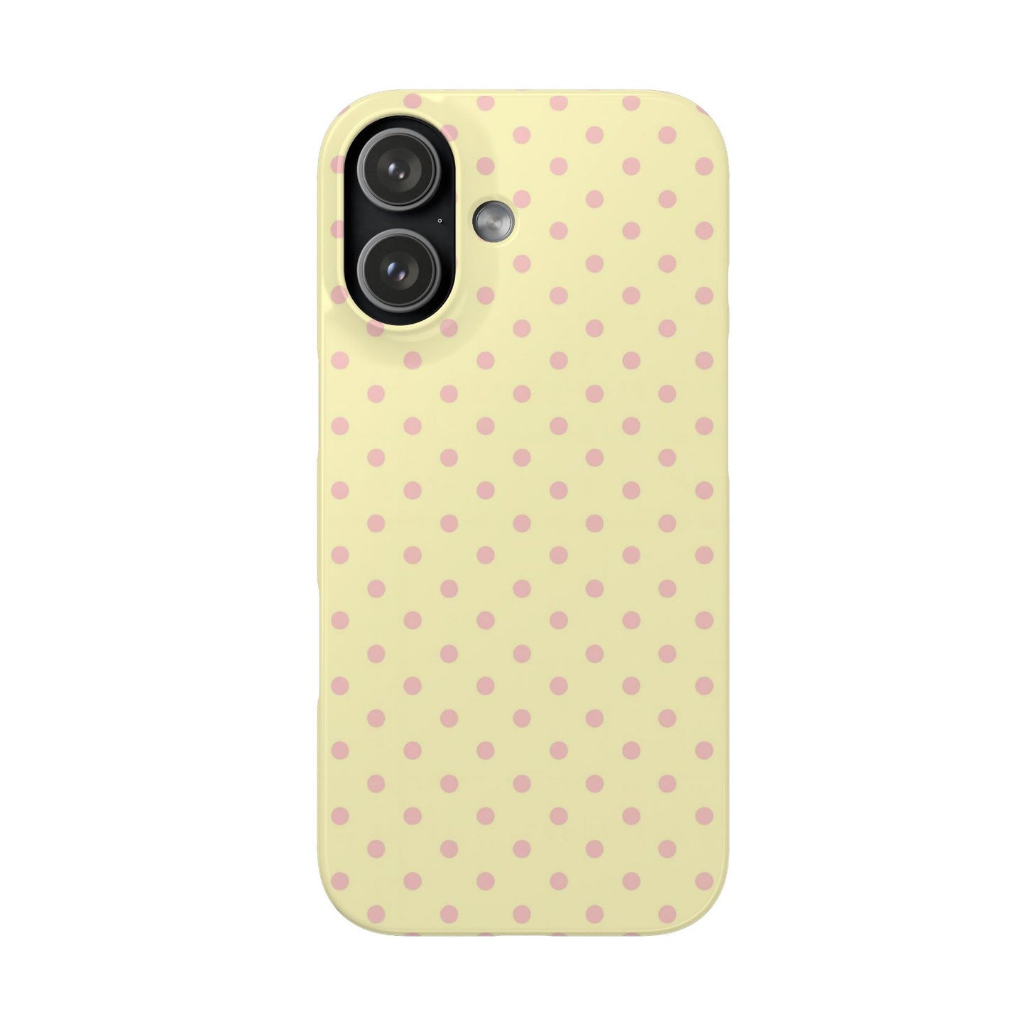 Yellow-Pink Polka Dot Phone Case