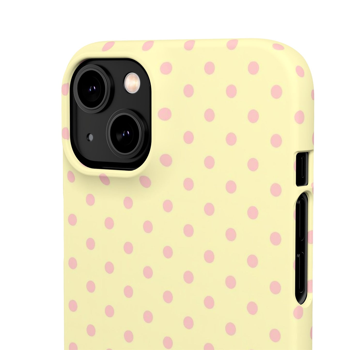 Yellow-Pink Polka Dot Phone Case
