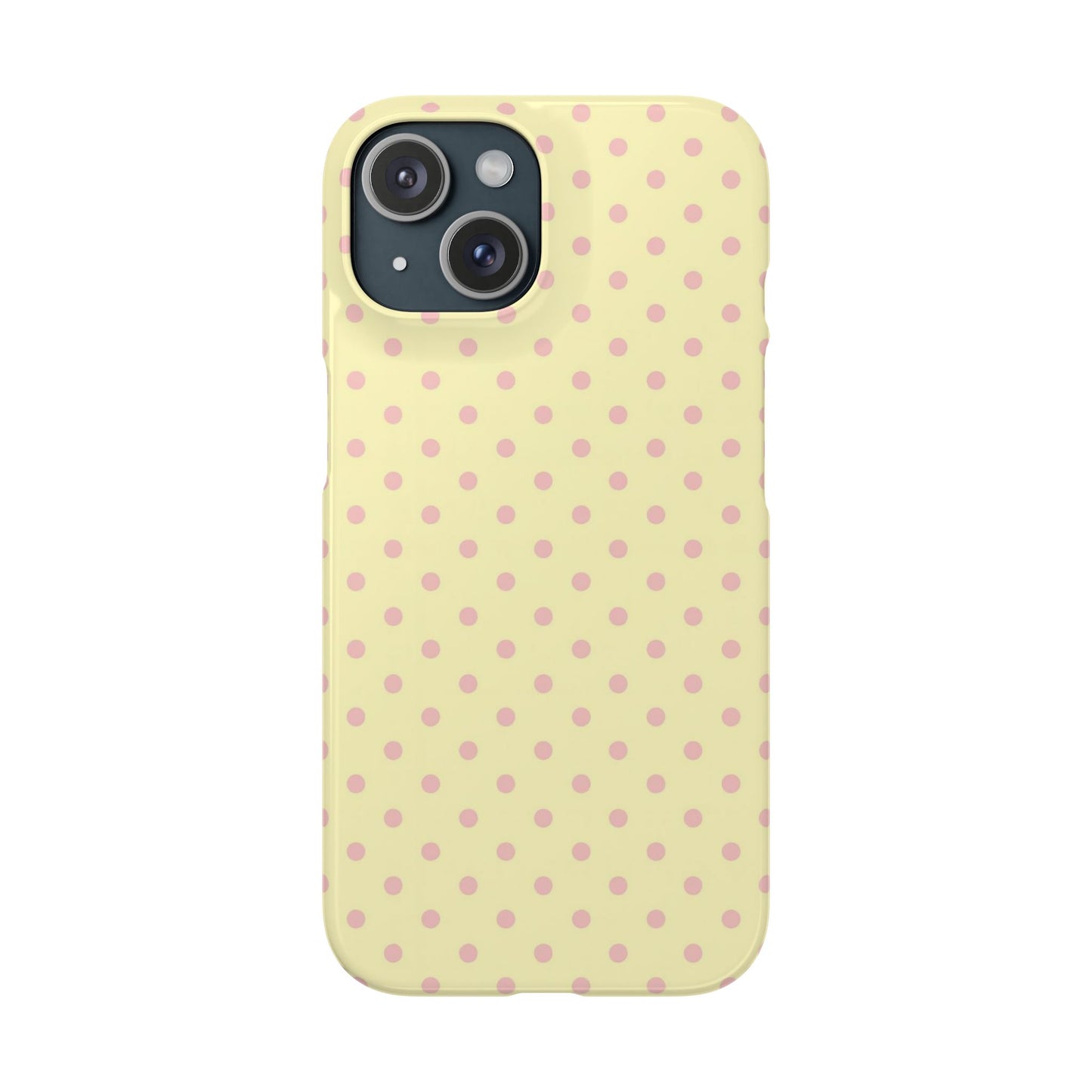 Yellow-Pink Polka Dot Phone Case