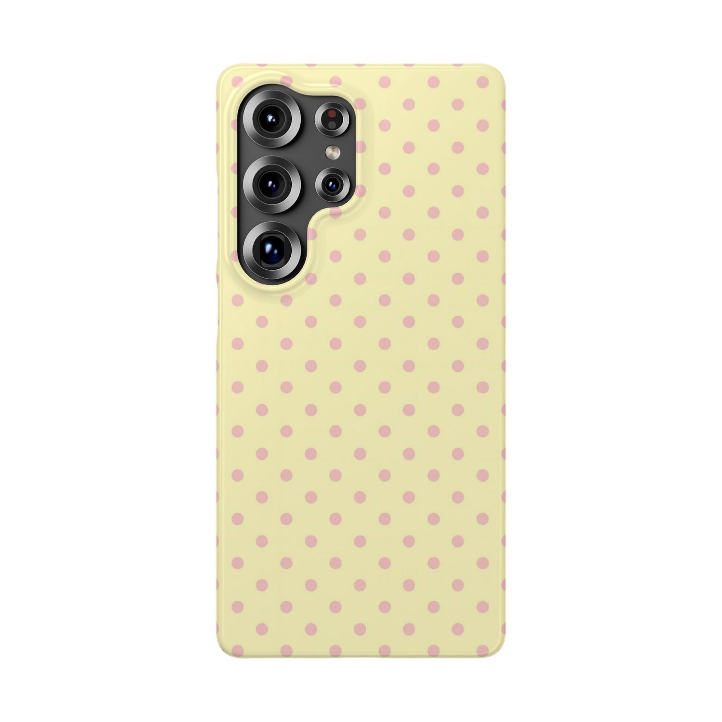 Yellow-Pink Polka Dot Phone Case