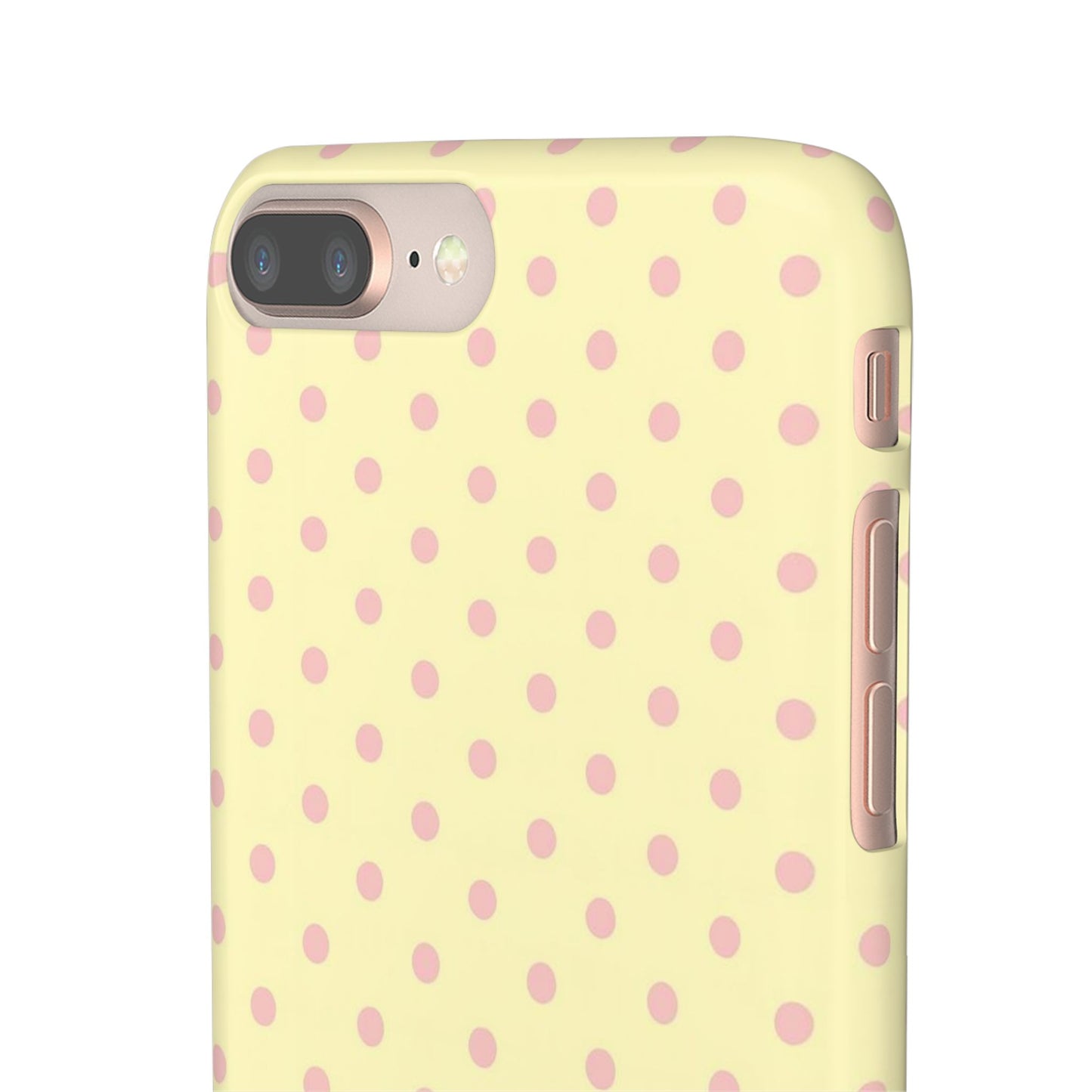 Yellow-Pink Polka Dot Phone Case