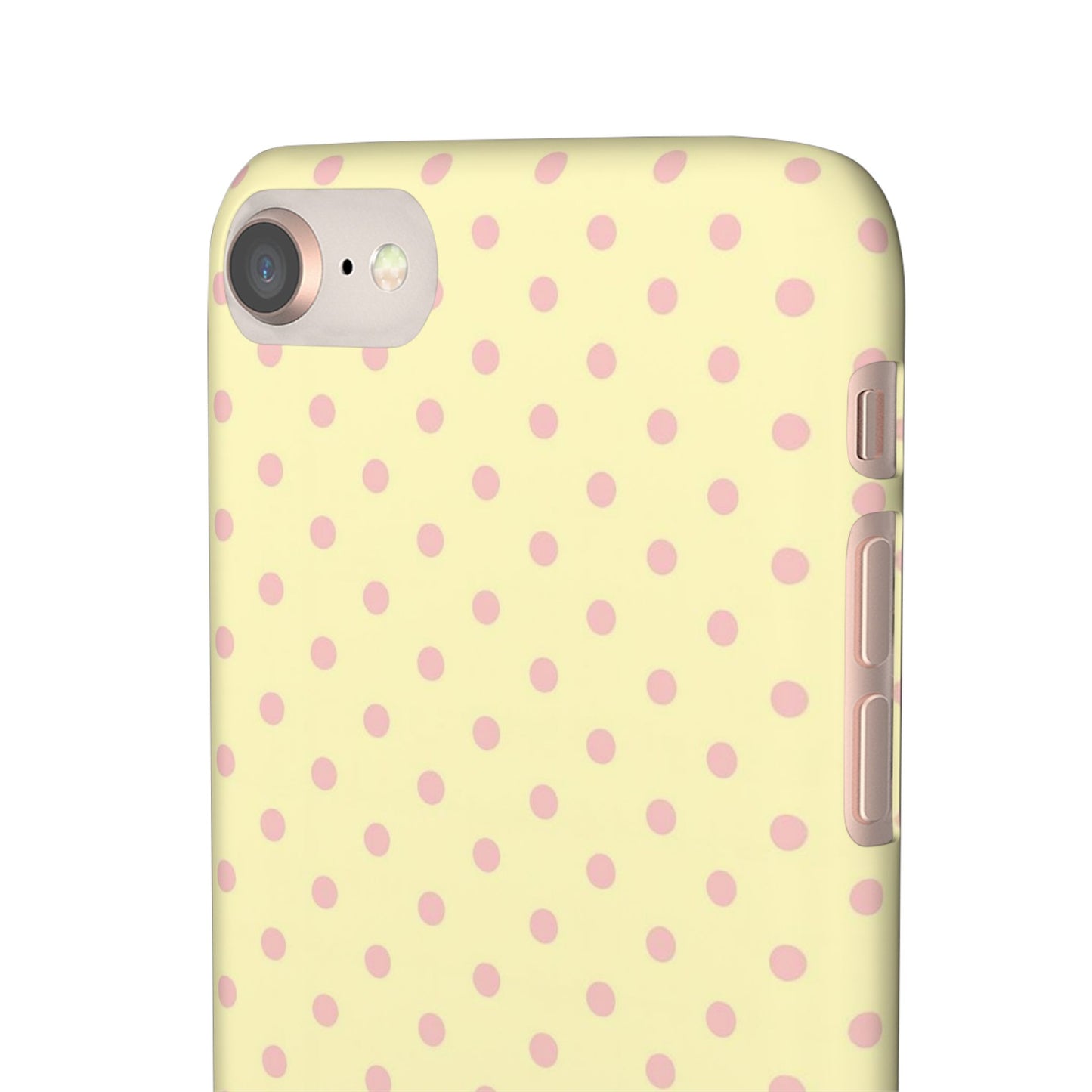 Yellow-Pink Polka Dot Phone Case