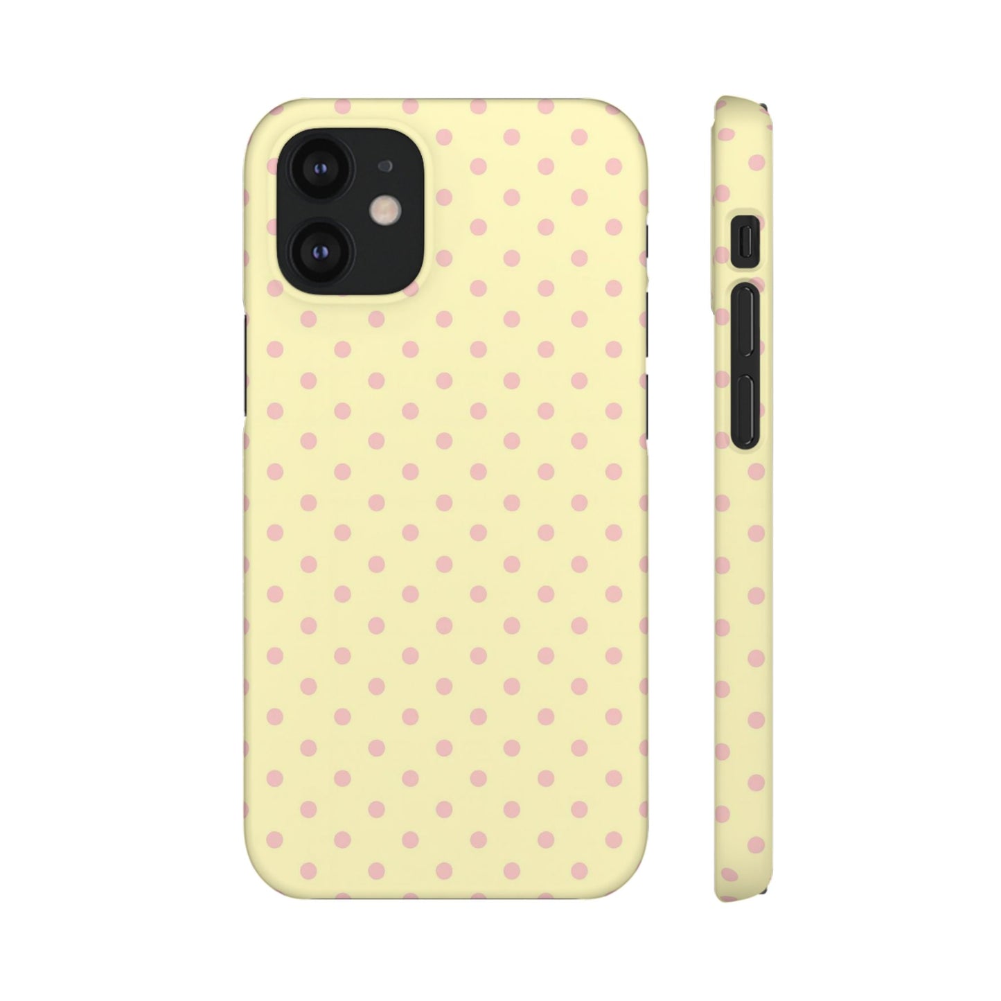 Yellow-Pink Polka Dot Phone Case