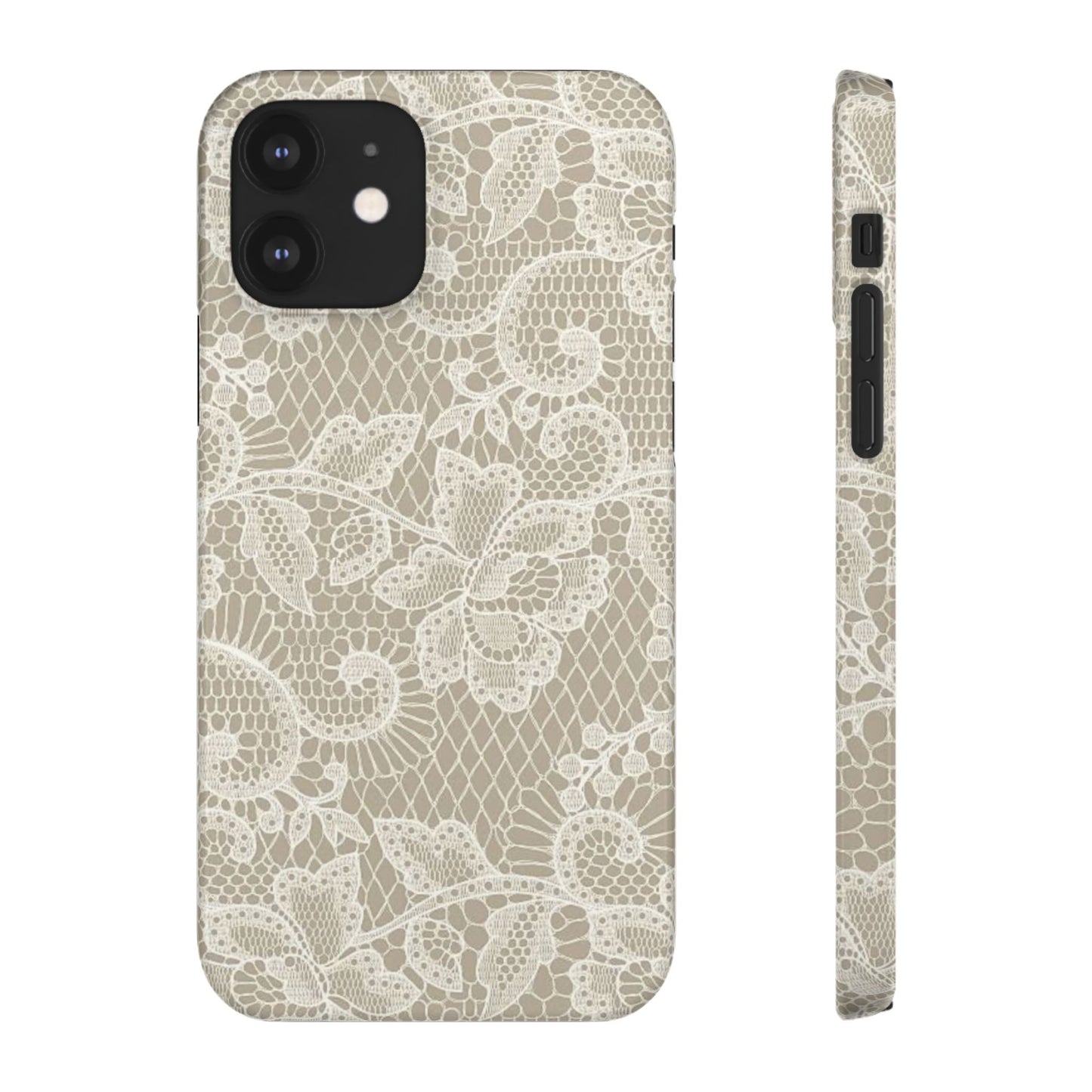 White Lace Phone Case