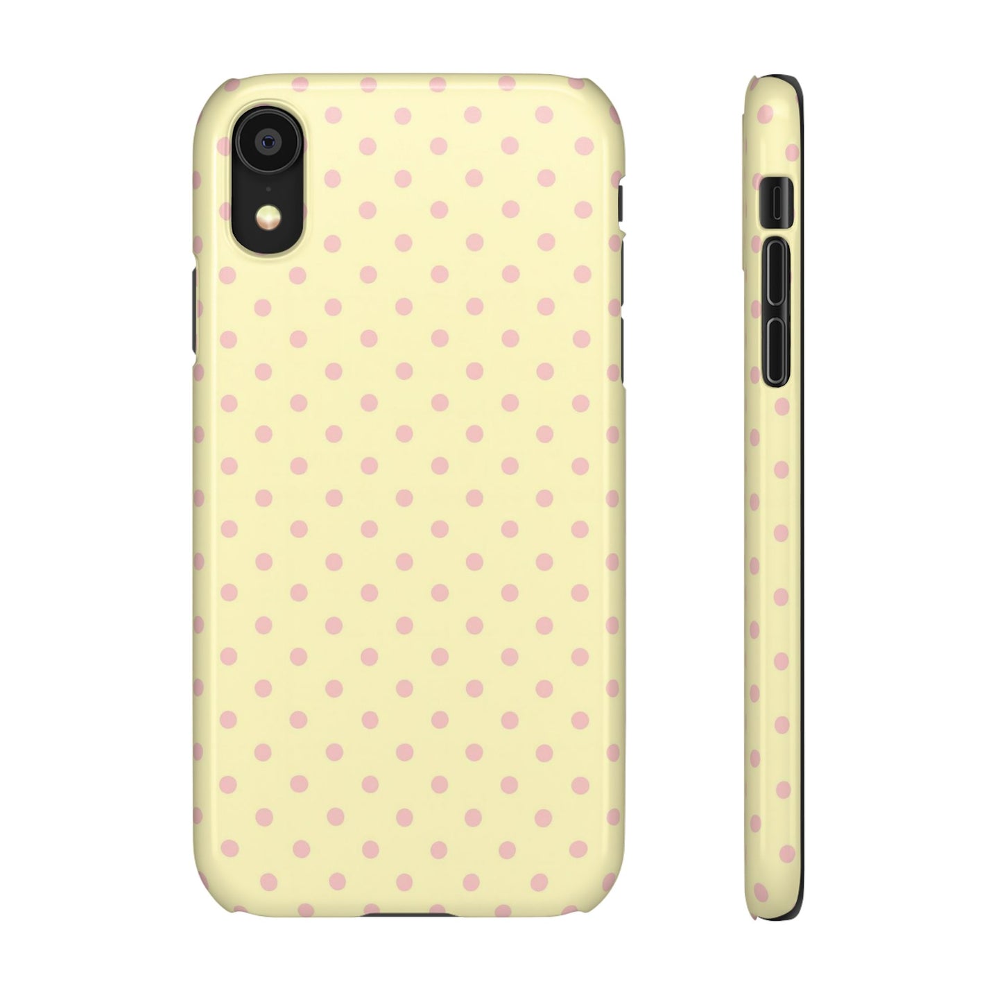 Yellow-Pink Polka Dot Phone Case