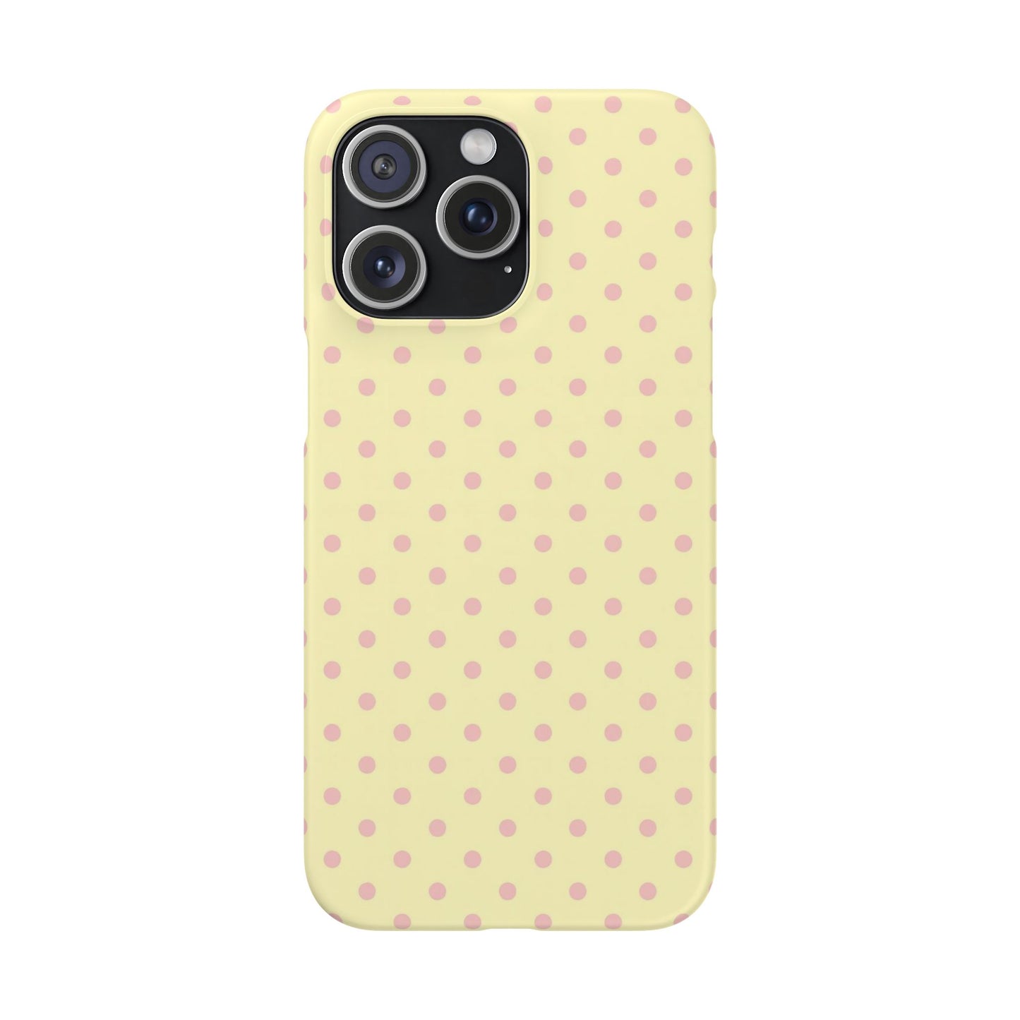 Yellow-Pink Polka Dot Phone Case