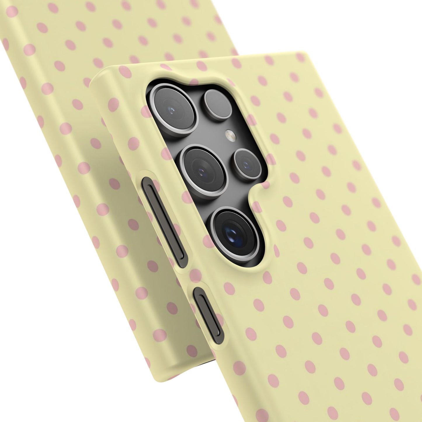 Yellow-Pink Polka Dot Phone Case